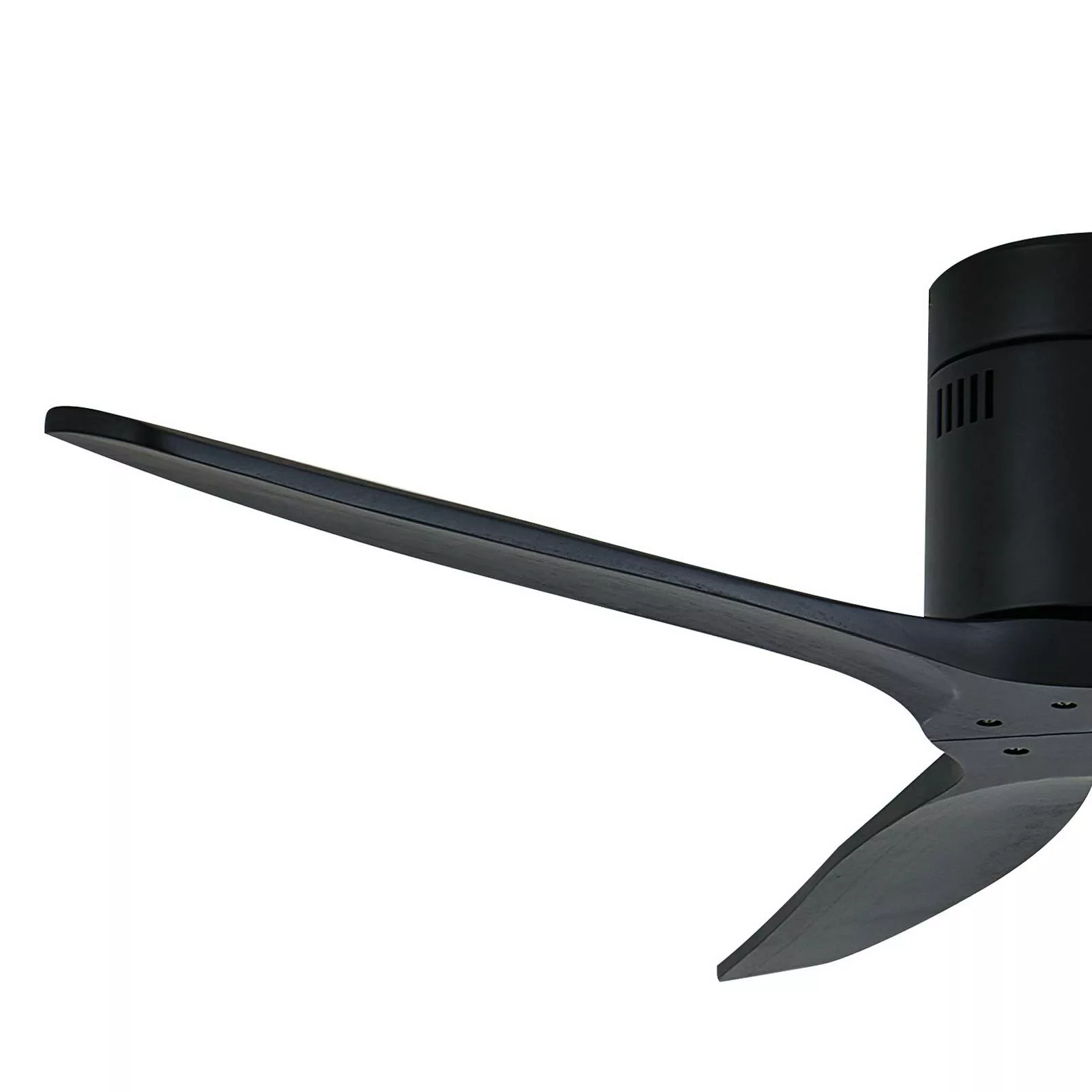 Lucande Deckenventilator Vindur, schwarz, DC, leise, 132 cm günstig online kaufen