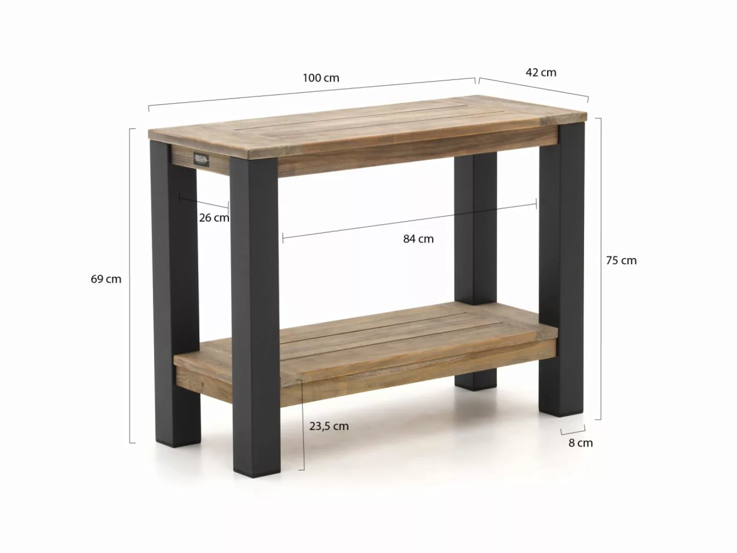 ROUGH-X Konsolentisch Outdoor 100x42x75 cm günstig online kaufen
