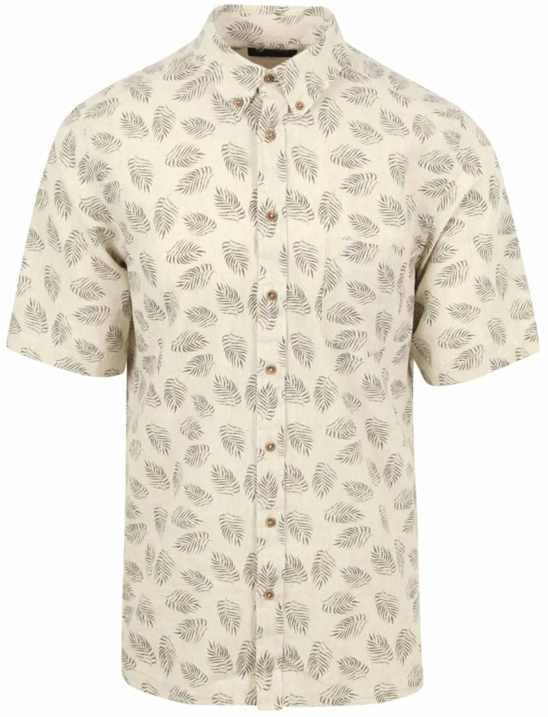 Suitable Short Sleeve Hemd Leinen Sheng Grün - Größe XL günstig online kaufen