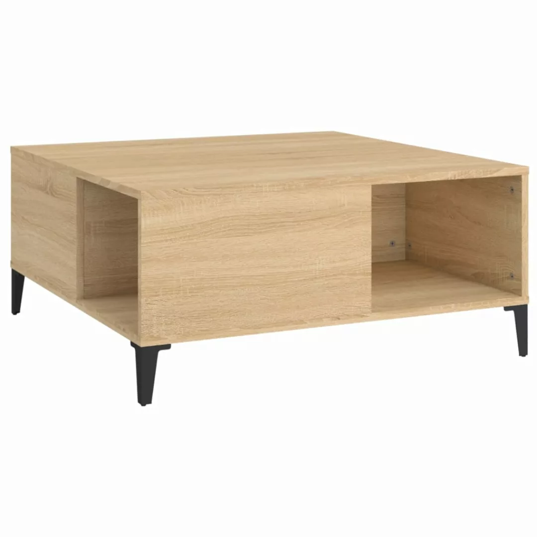 Vidaxl Couchtisch Sonoma-eiche 80x80x36,5 Cm Holzwerkstoff günstig online kaufen