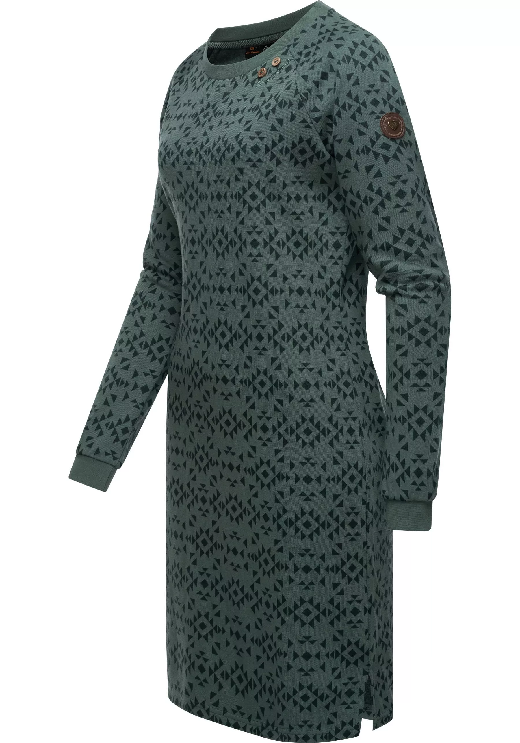 Ragwear Sweatkleid "Dassa Aztec", stylisches Langarmkleid für den Winter günstig online kaufen