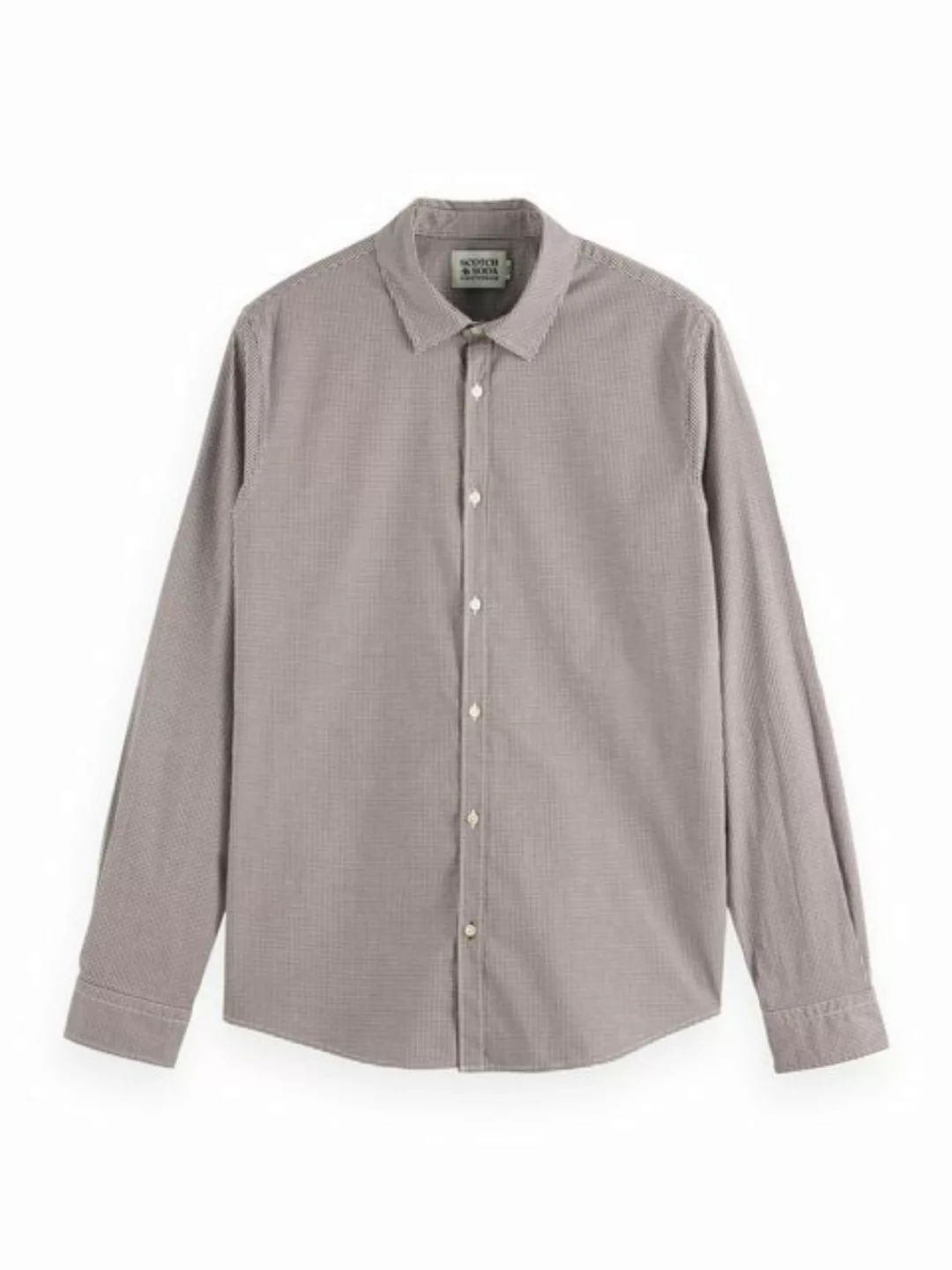 Scotch & Soda T-Shirt POPLIN MICRO CHECK SHIRT günstig online kaufen