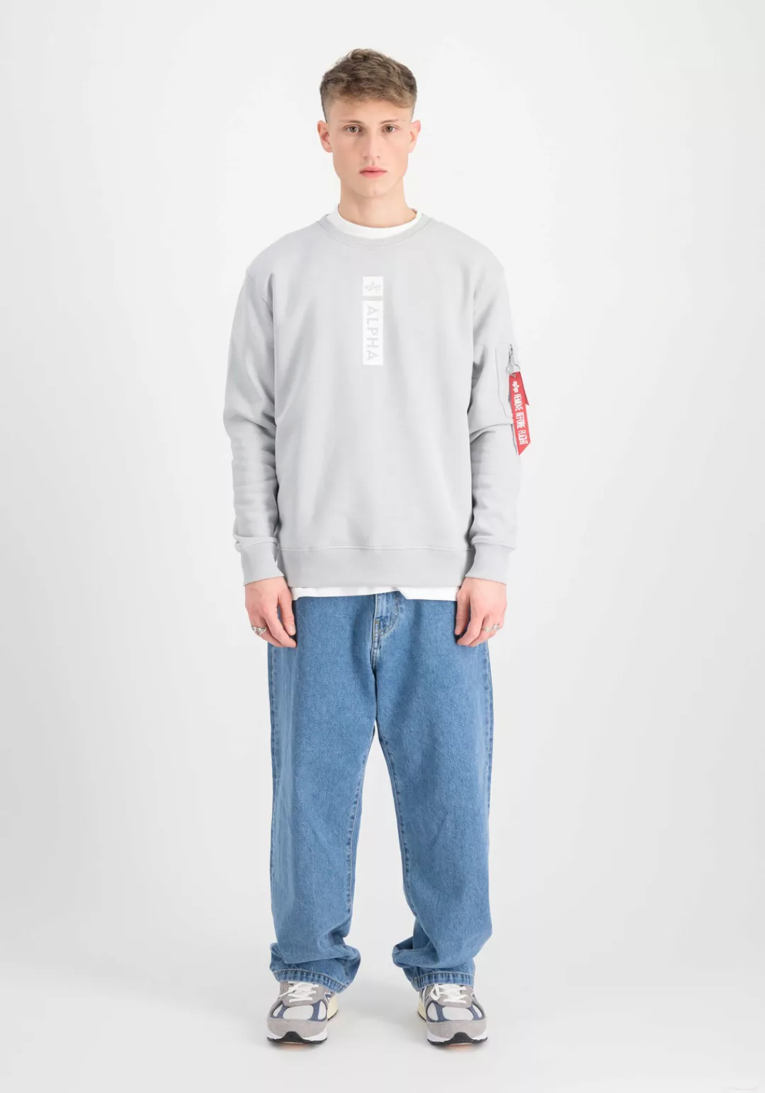 Alpha Industries Sweater "Alpha Industries Men - Sweatshirts Alpha Refl. Pr günstig online kaufen