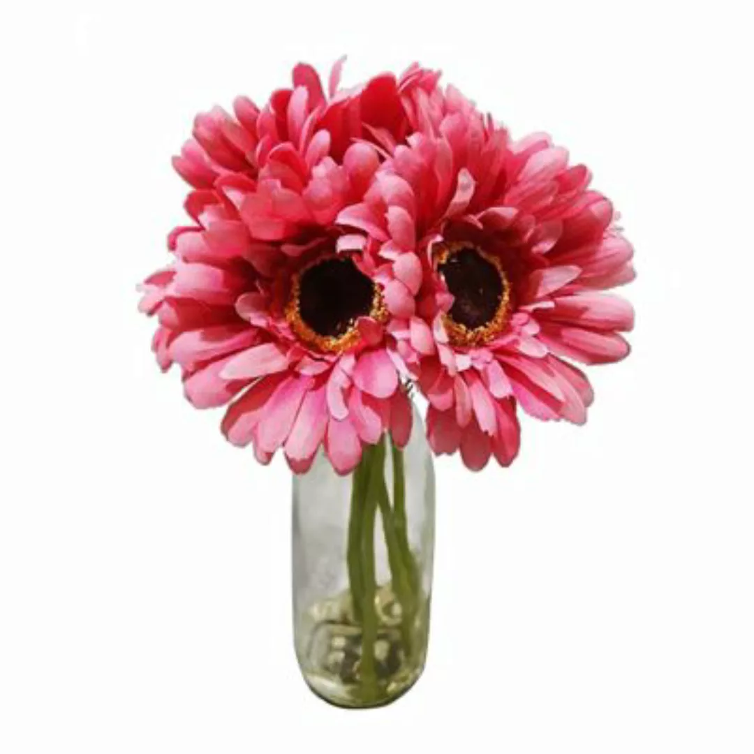 HTI-Living Margeritenstrauß in Vase Kunstblume Flora pink günstig online kaufen
