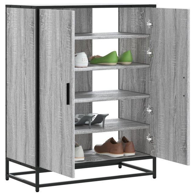 vidaXL Schuhschrank Schuhschrank Grau Sonoma 75x38x97,5 cm Holzwerkstoff Me günstig online kaufen