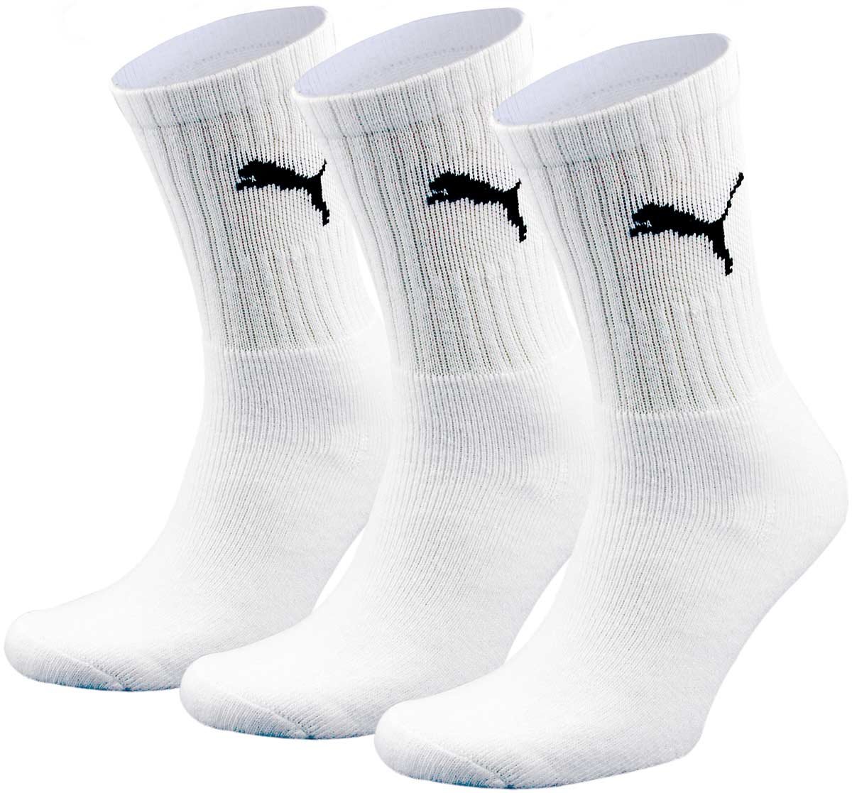 Puma 9 Paar Tennissocken Sport Socken Unisex 7312 3 x 3er Pack - Weiß günstig online kaufen