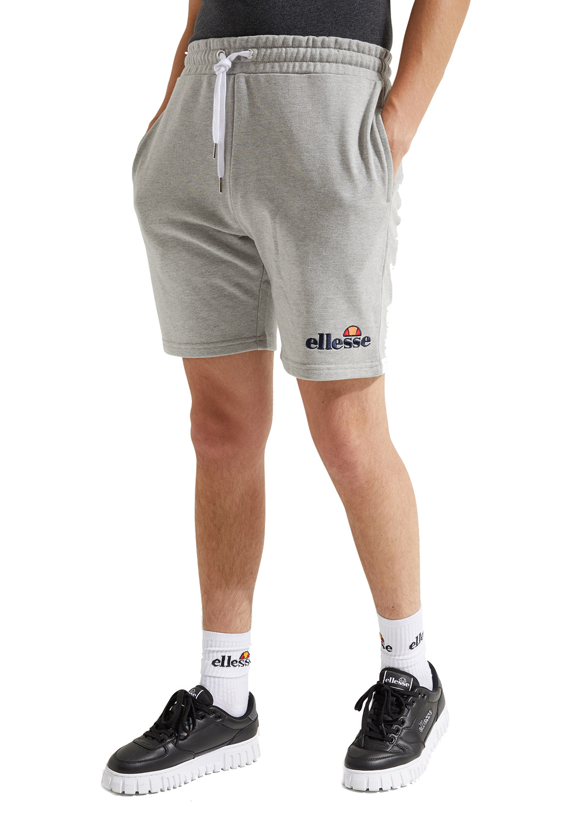 Ellesse Herren Shorts SILVAN FLEECE SHORT Grey Marl Grau günstig online kaufen