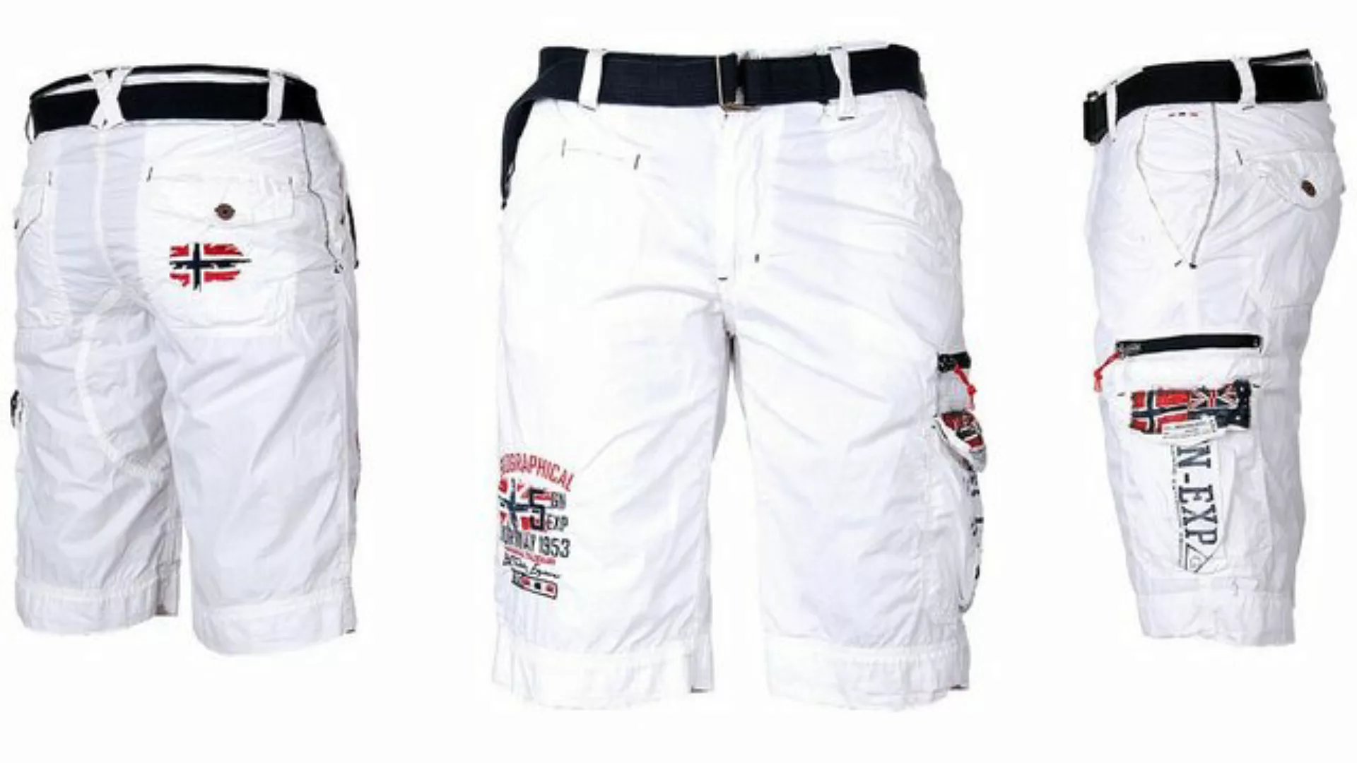 Geographical Norway Shorts Herren Cargo Shorts kurze Hose Short Bermuda kni günstig online kaufen