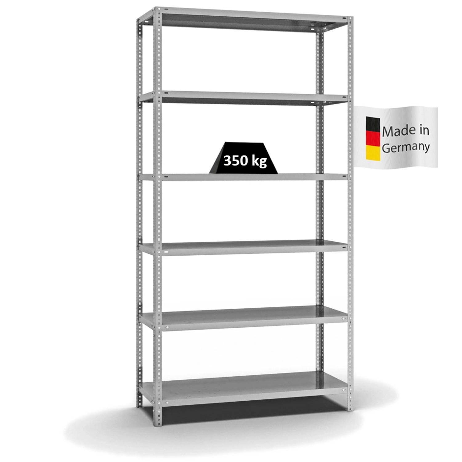 PROREGAL Fachbodenregal Schraubsystem Heavy-Duty Grundregal HxBxT 250 x 130 günstig online kaufen