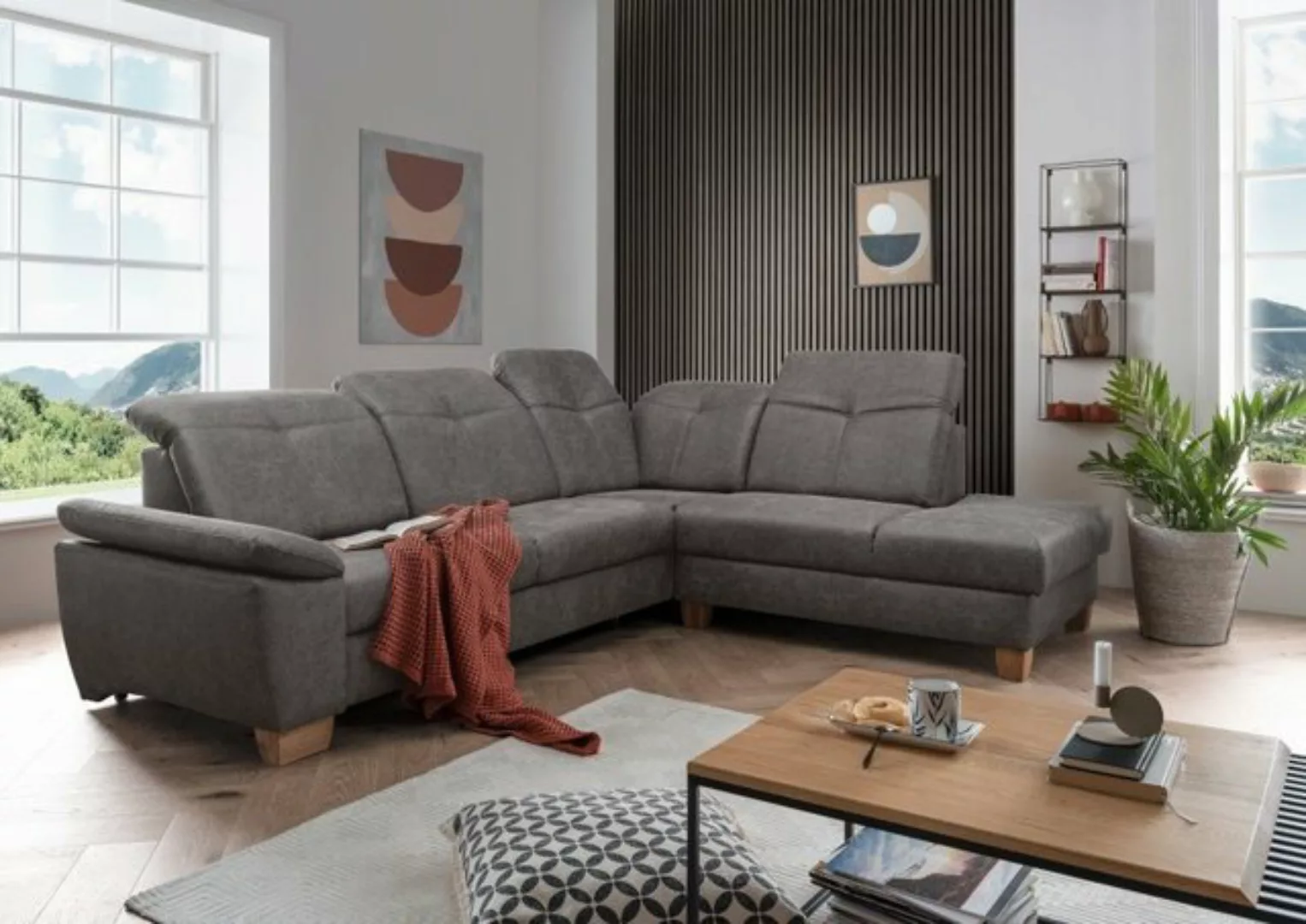 Myhomelando Ecksofa Manhattan, mit Schlaffunktion, Bettkasten, verstellbare günstig online kaufen