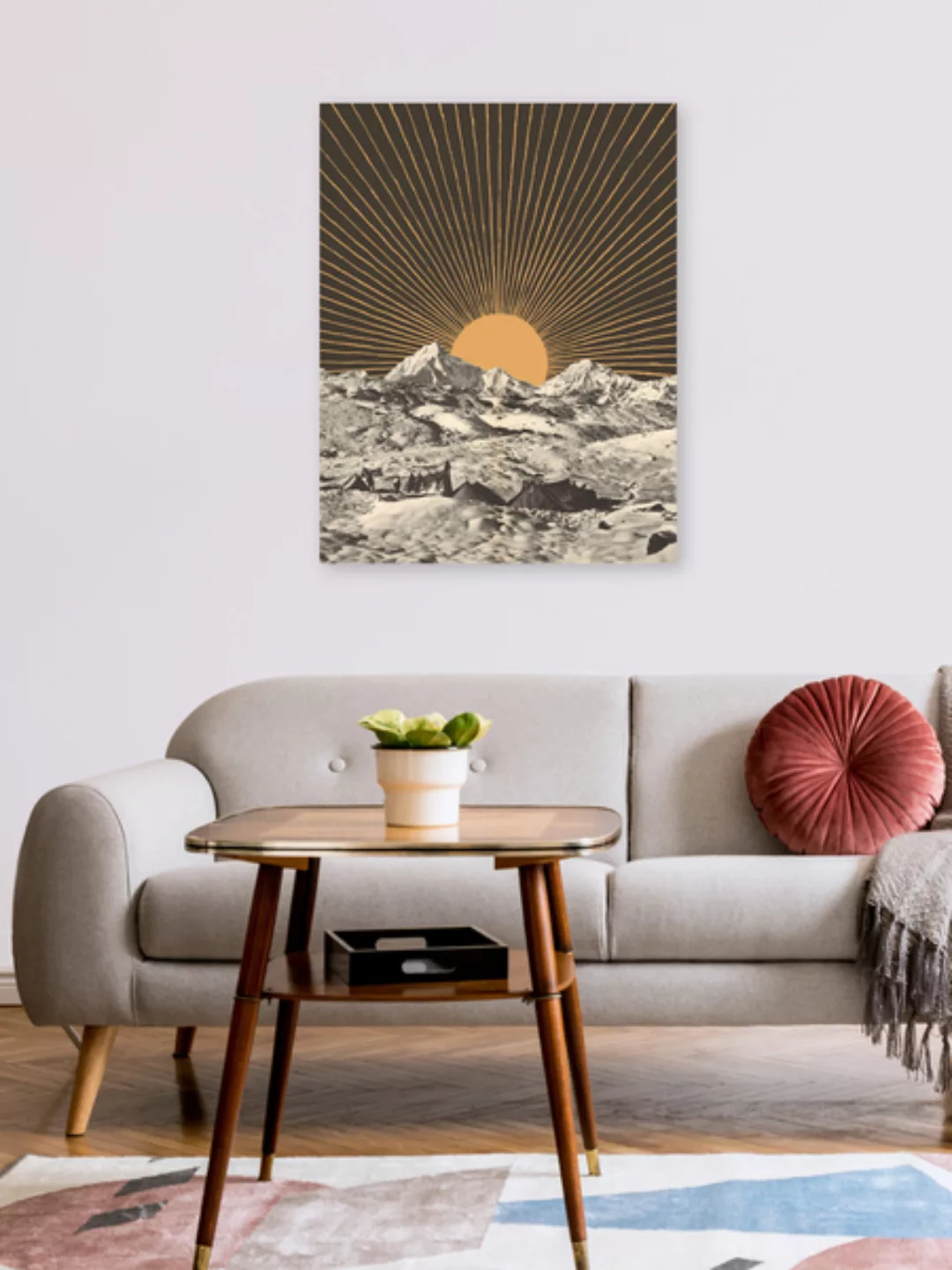 Poster / Leinwandbild - Mountainscape 6 günstig online kaufen