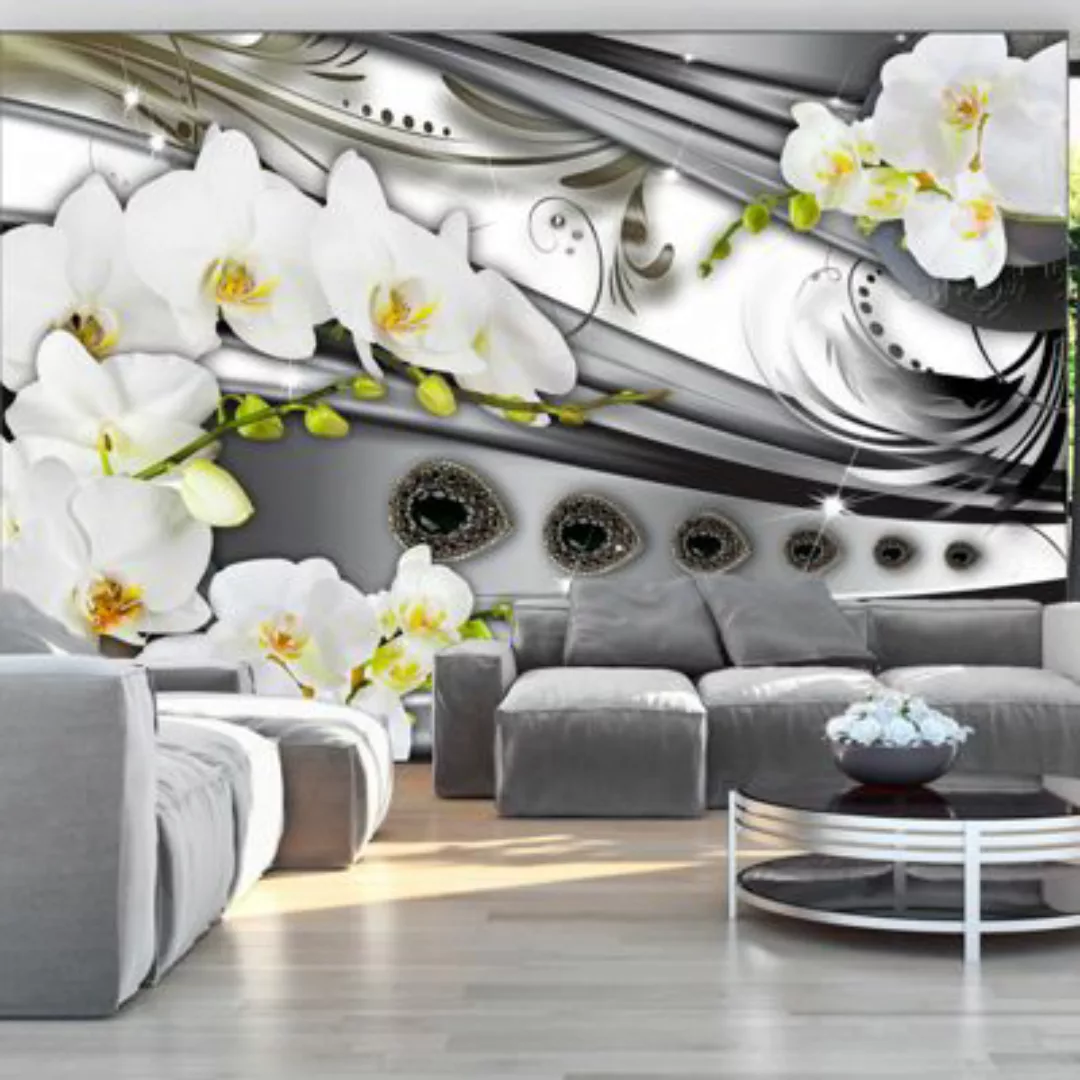 artgeist Fototapete Orchids & jewelry mehrfarbig Gr. 350 x 245 günstig online kaufen