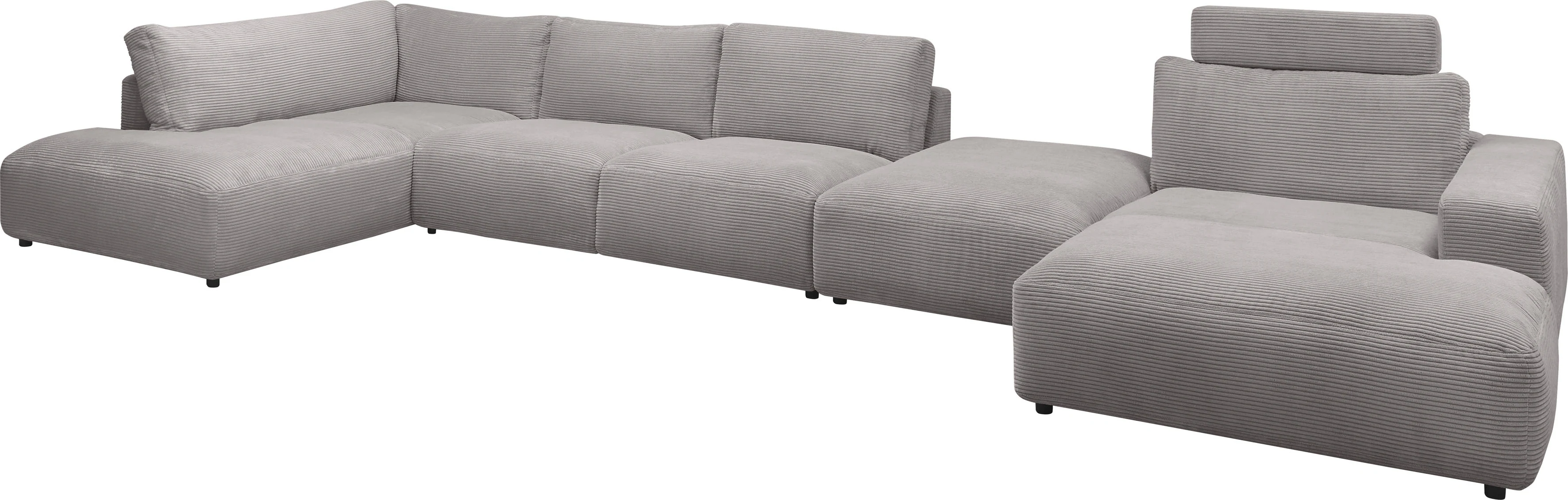 Musterring Wohnlandschaft "Lucia U-Form", Cord-Bezug, inklusive Kopfstütze, günstig online kaufen