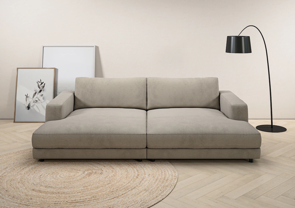 Places of Style Loungesofa "Enisa, B/T/H: 290/170/85 cm", Zeitloses und sty günstig online kaufen