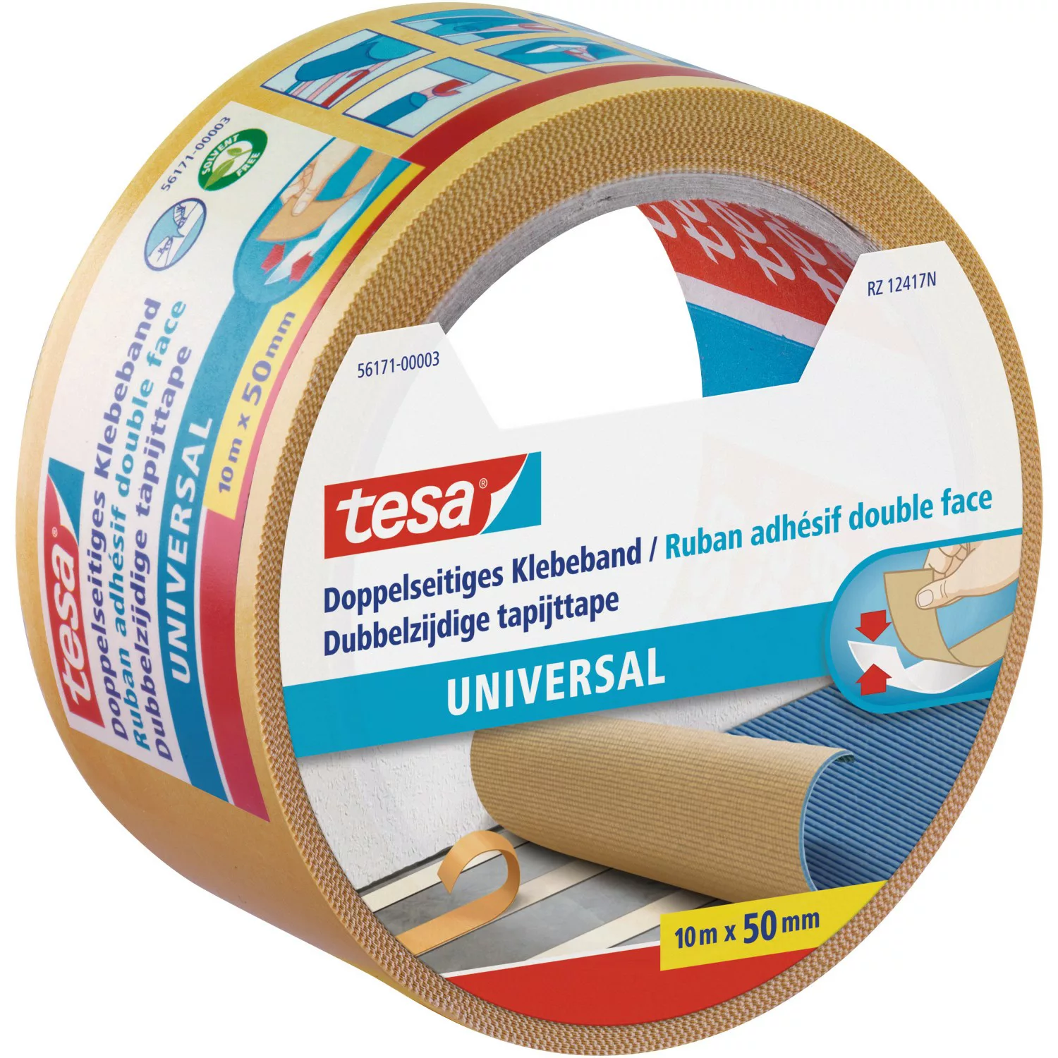 Tesa Doppelseitiges Klebeband Universal 10 m x 50 mm günstig online kaufen