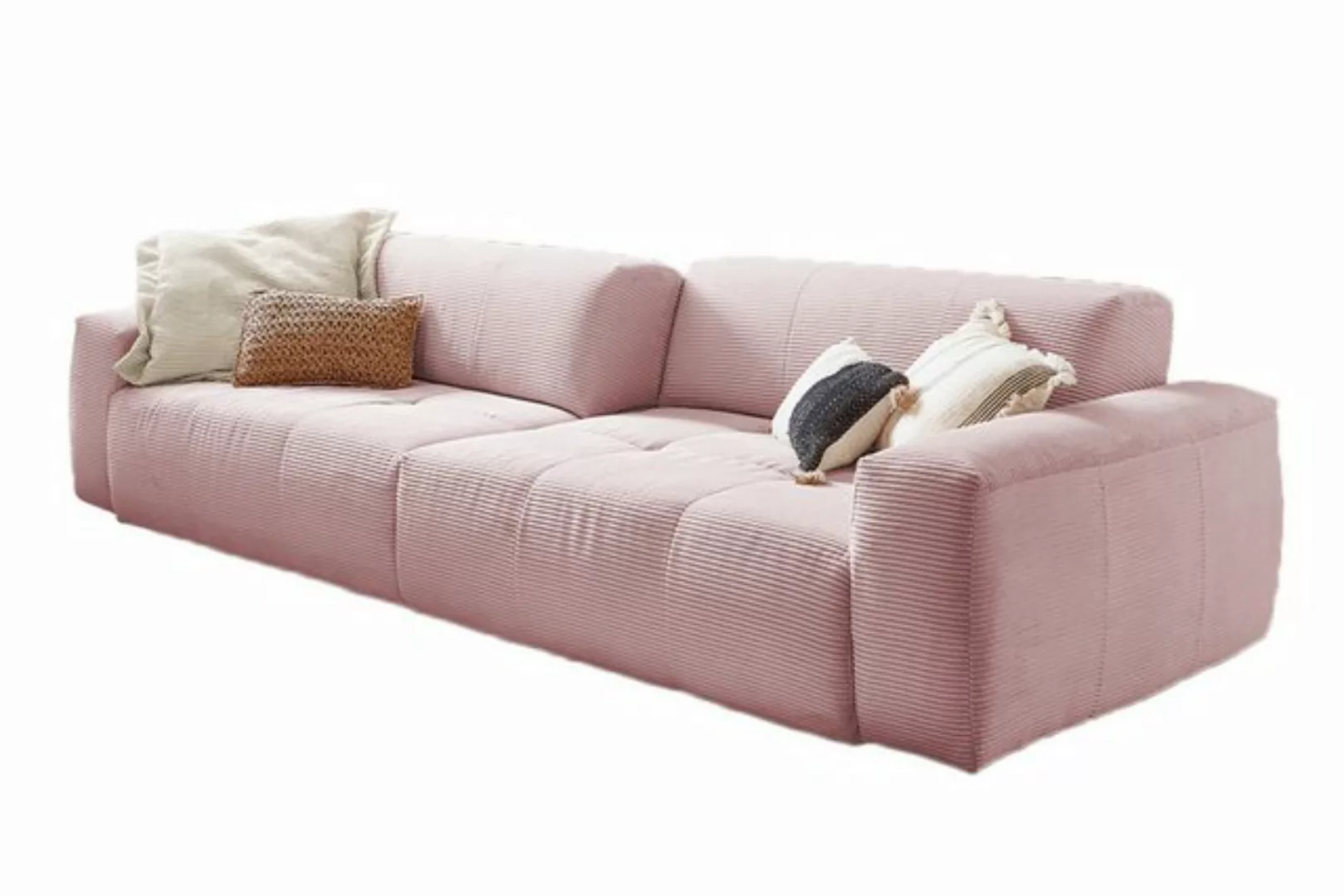 KAWOLA 3-Sitzer PALACE, Big Sofa mit Sitztiefenverstellung Cord versch. Far günstig online kaufen