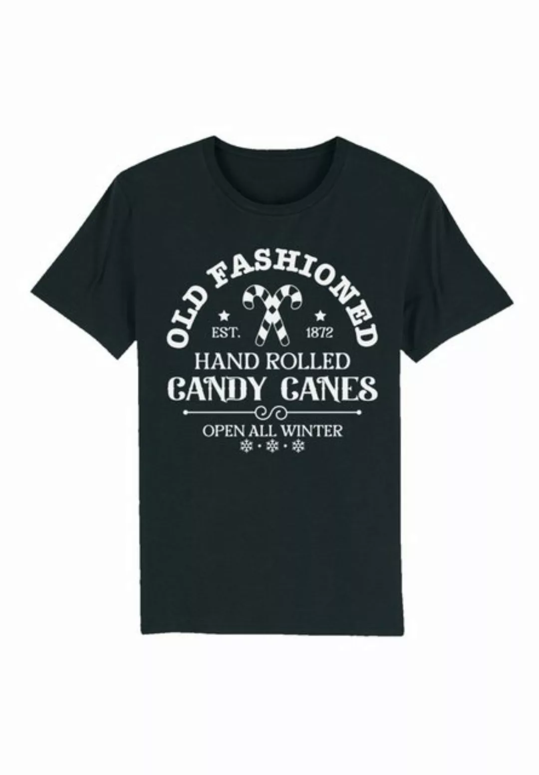 F4NT4STIC T-Shirt Cany Canes Retro Weihnachts Sign Premium Qualität günstig online kaufen