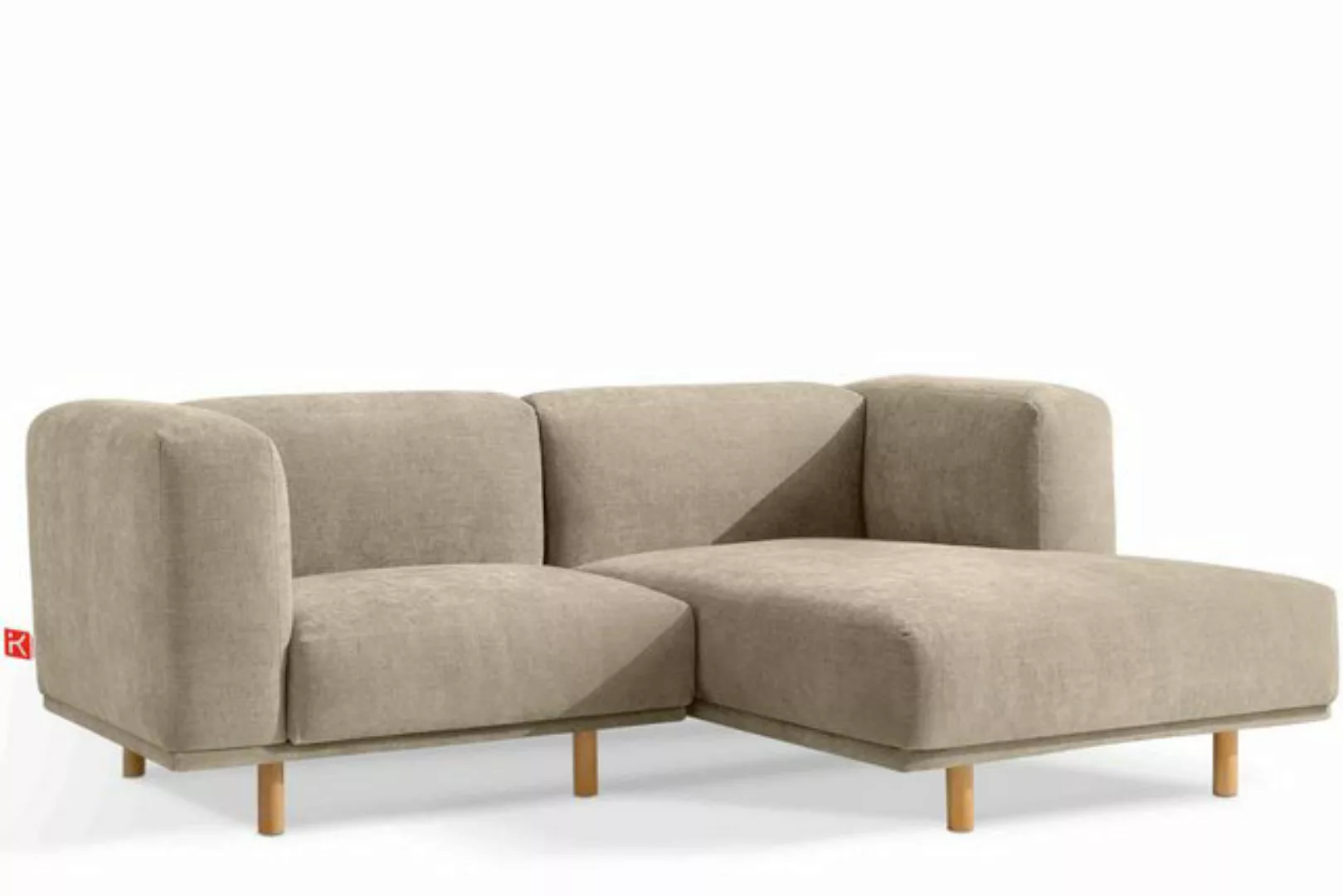 KONSIMO® Ecksofa FOSERO Ecksofa rechts, hergestellt in der EU, handgearbeit günstig online kaufen