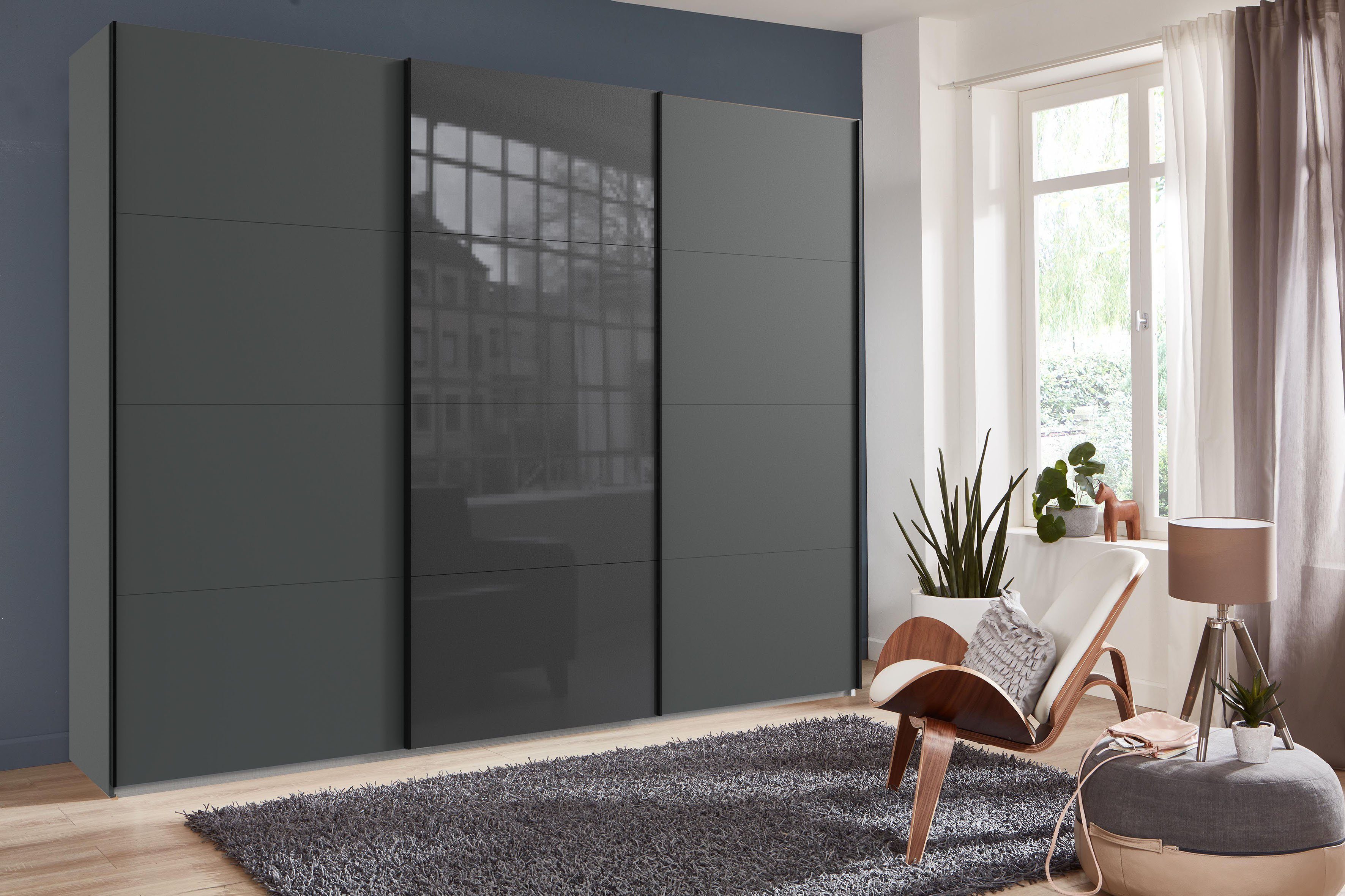 Wimex Schwebetürenschrank "Norderstedt", INKLUSIVE 2 Stoffboxen und 2 zusät günstig online kaufen