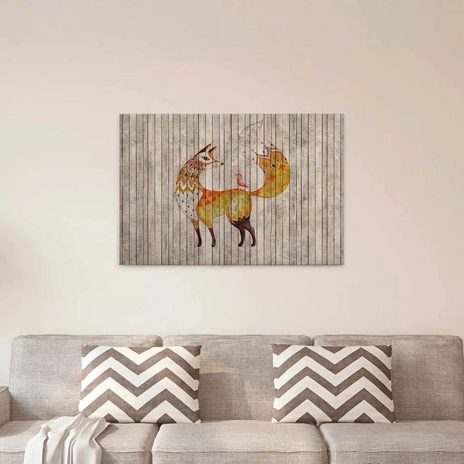 A.S. Création Leinwandbild "fairy tale", Tiere, (1 St.), Keilrahmen Bild Ho günstig online kaufen