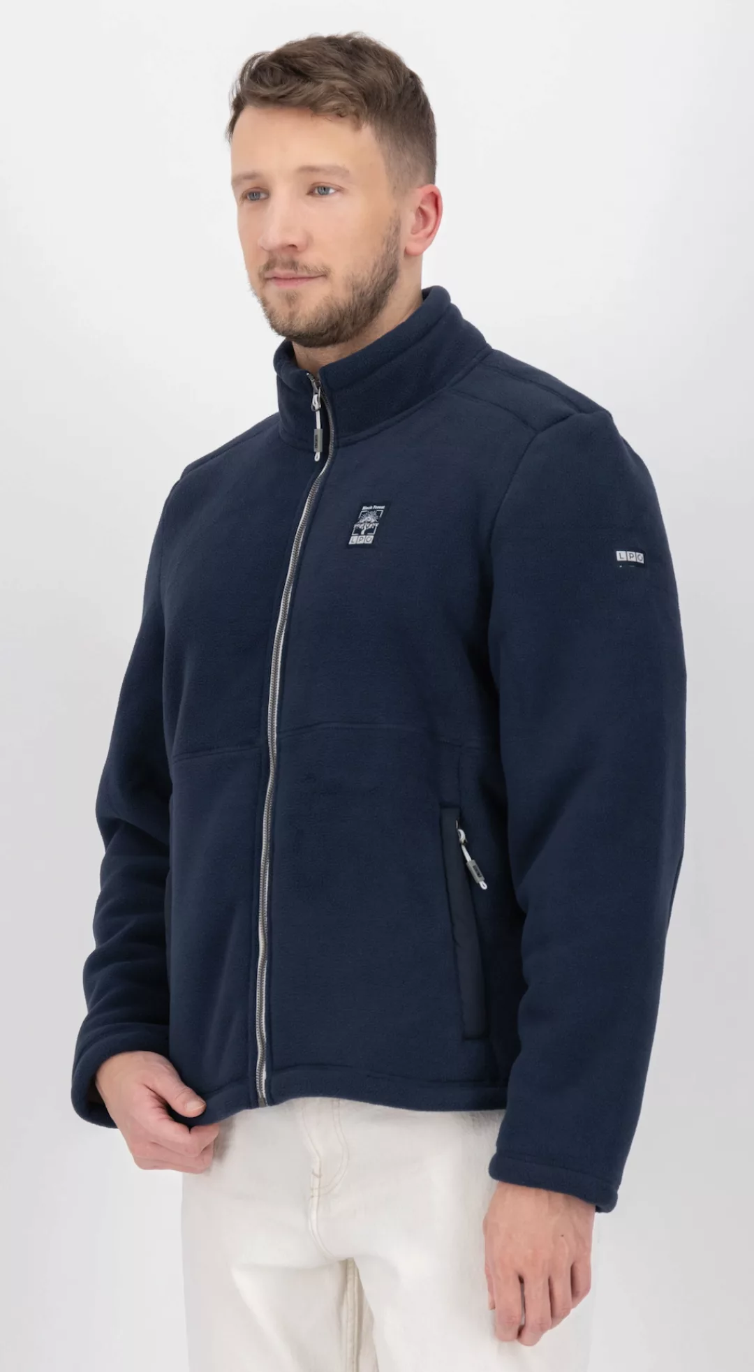 LPO Fleecejacke "REECE MN", Stehkragen, mit Langhaarfleece gefüttert günstig online kaufen