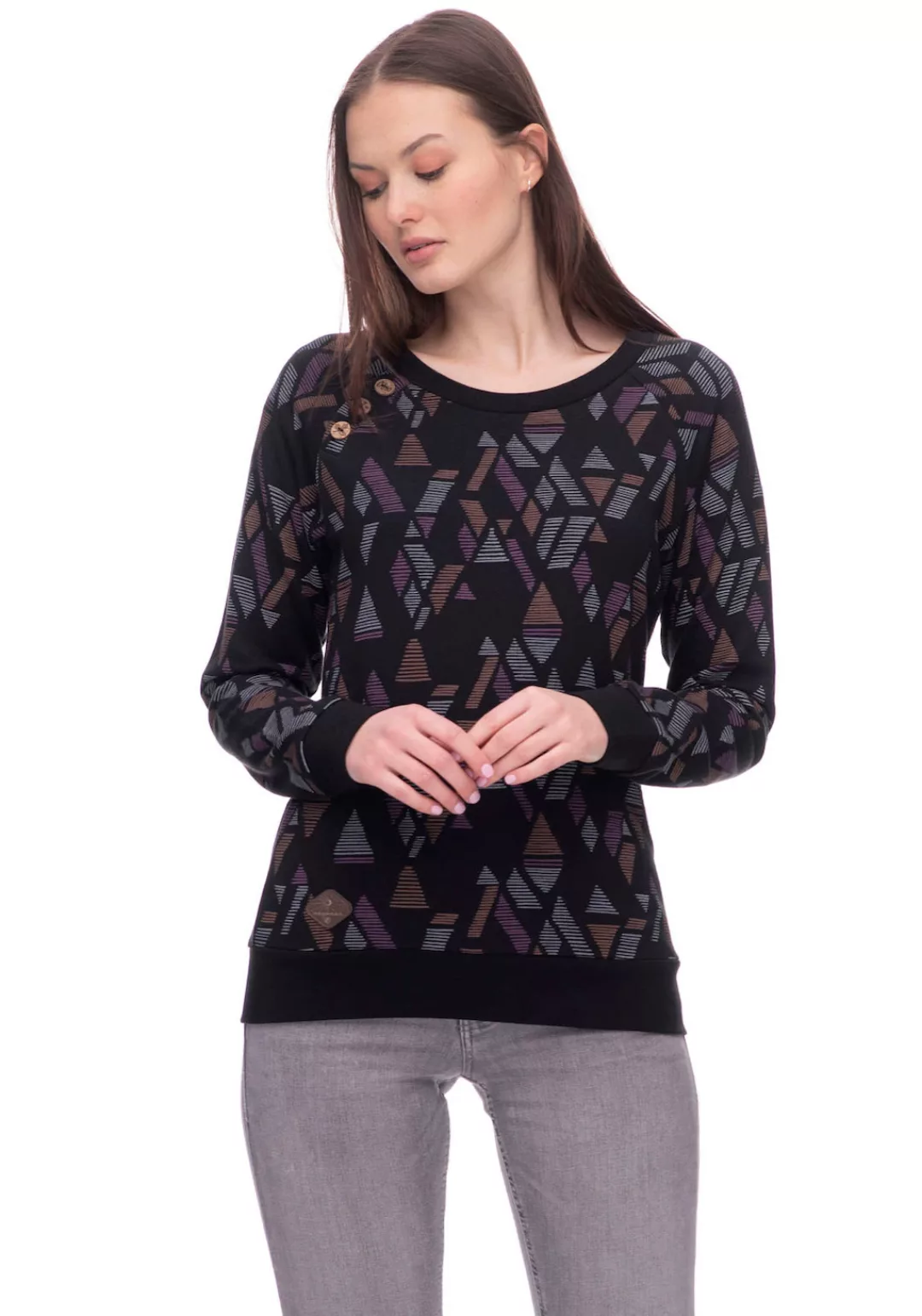 Ragwear Sweater "DARRIA PRINT", mit Allover Print günstig online kaufen
