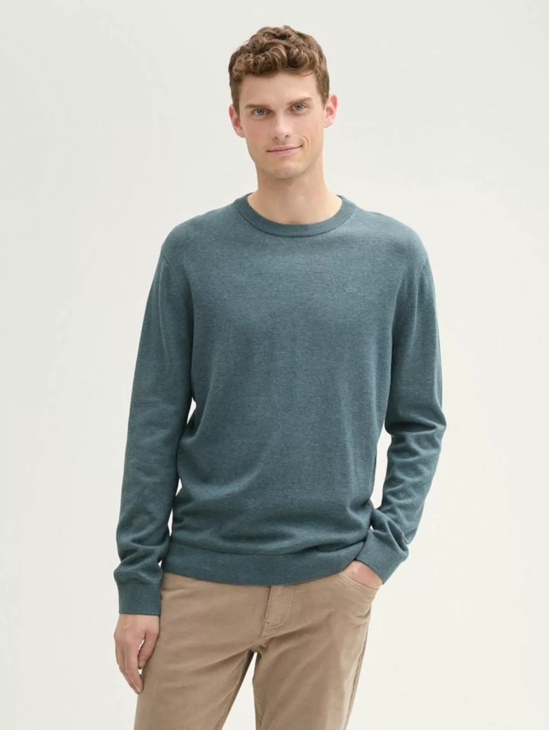 TOM TAILOR Strickpullover Basic Strickpullover günstig online kaufen