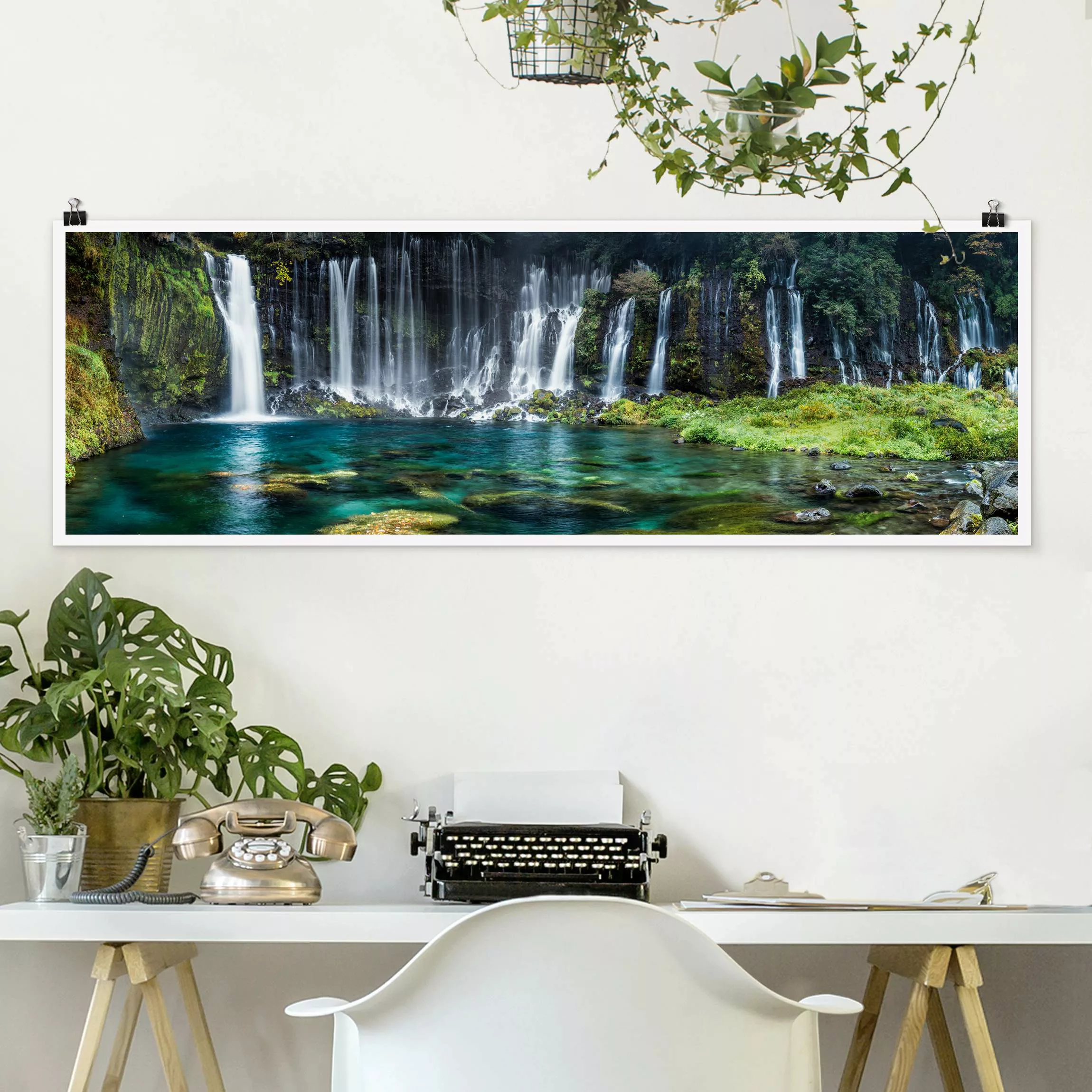 Poster Shiraito Wasserfall günstig online kaufen