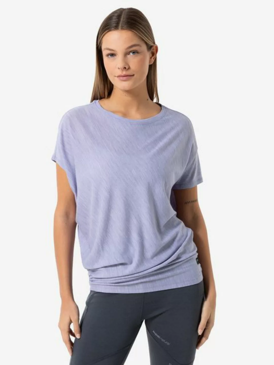 SUPER.NATURAL T-Shirt asymmetrisch geschnittenes W YOGA LOOSE TEE für Damen günstig online kaufen