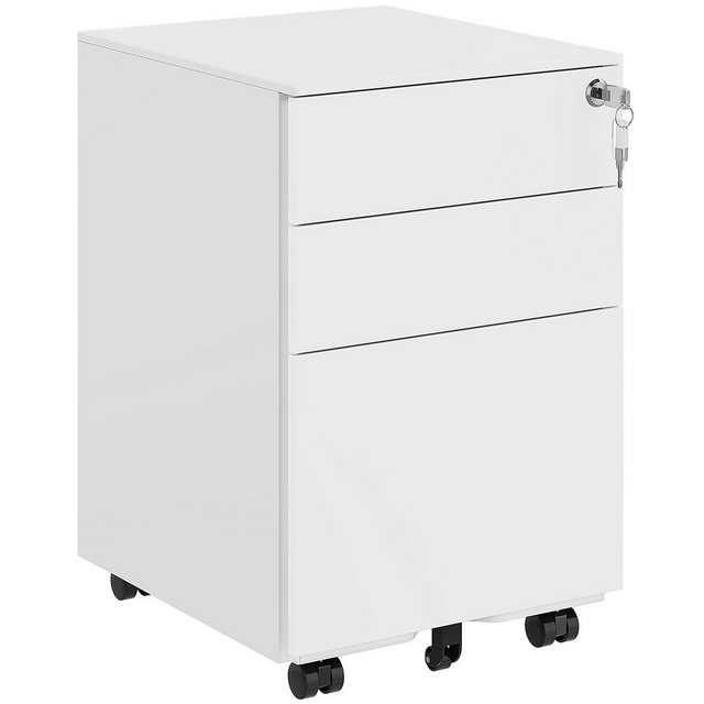 MSMASK Aktenschrank Rollcontainer unter Schreibtisch, mit 3 Schublade und 5 günstig online kaufen