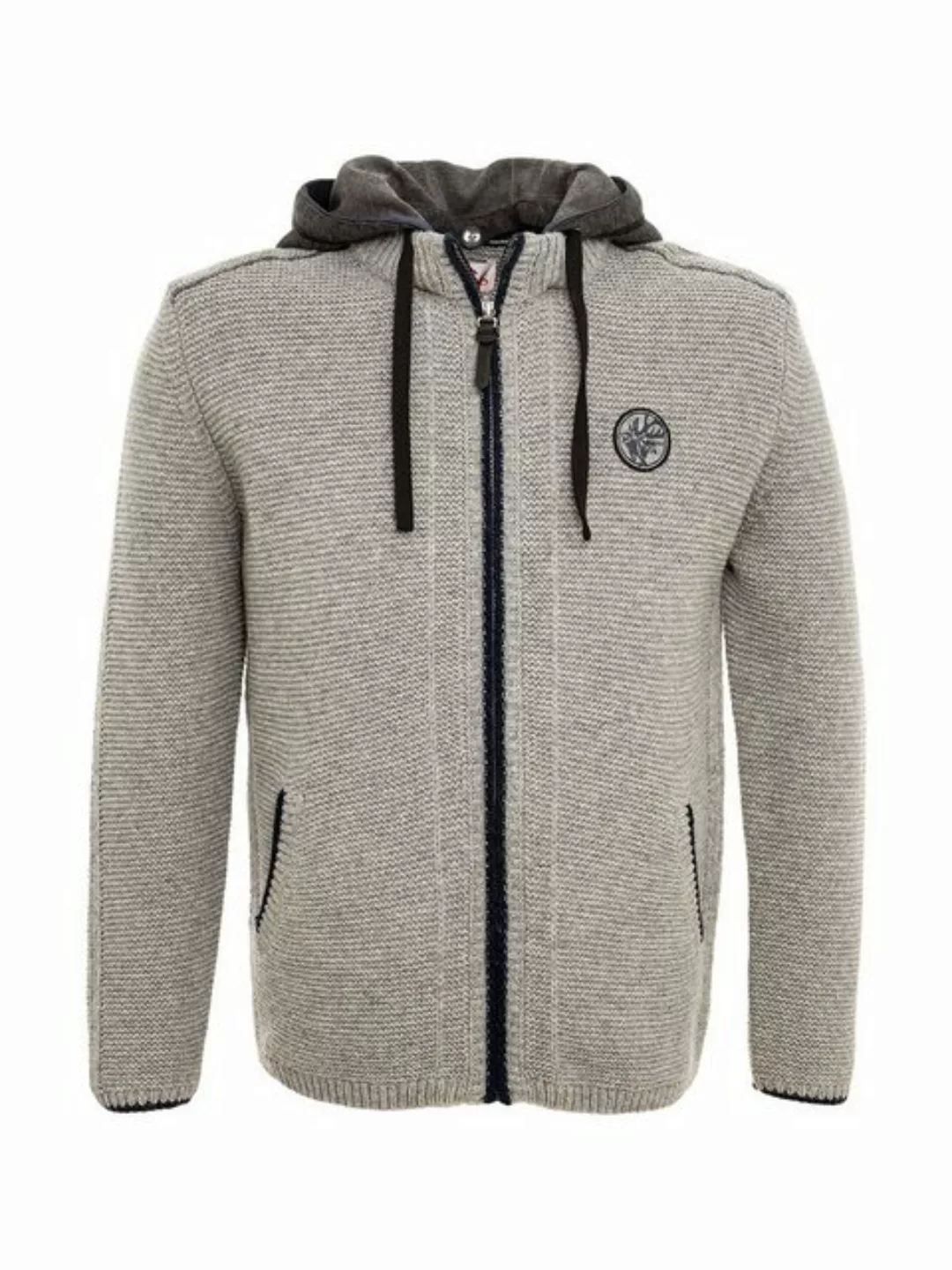 Spieth & Wensky Trachtenjacke Strickjacke ECHO hellgrau günstig online kaufen