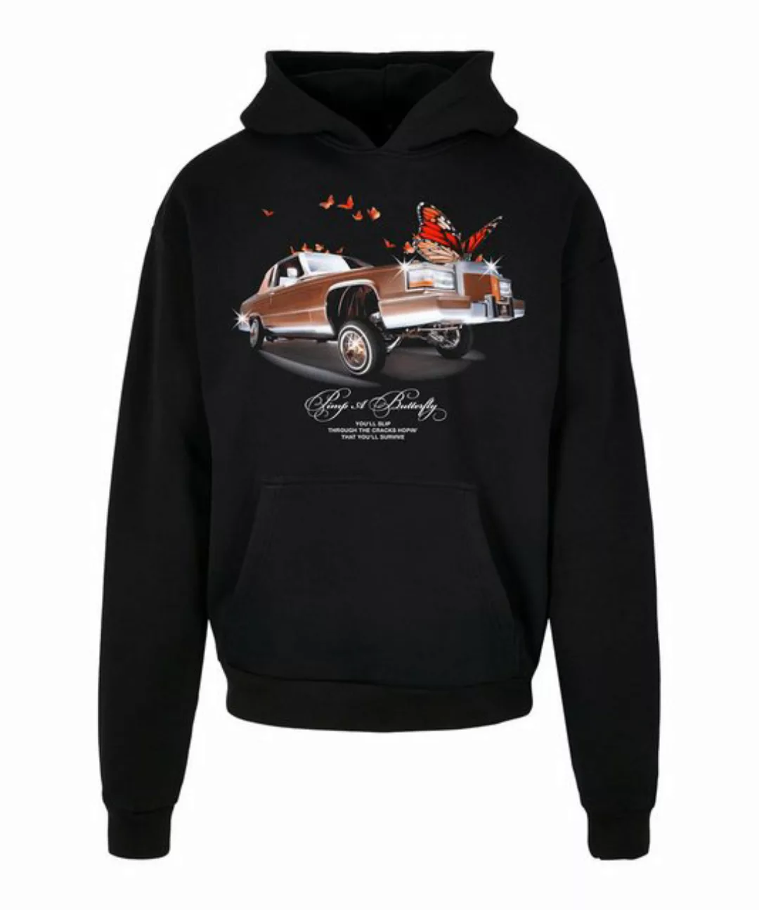 Mister Tee Sweatshirt Mister Tee Pimp a Butterfly O Hoody Baumwolle günstig online kaufen