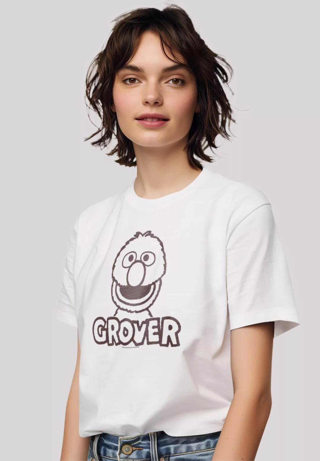 F4NT4STIC T-Shirt "Sesamstraße Grover", Premium Qualität günstig online kaufen