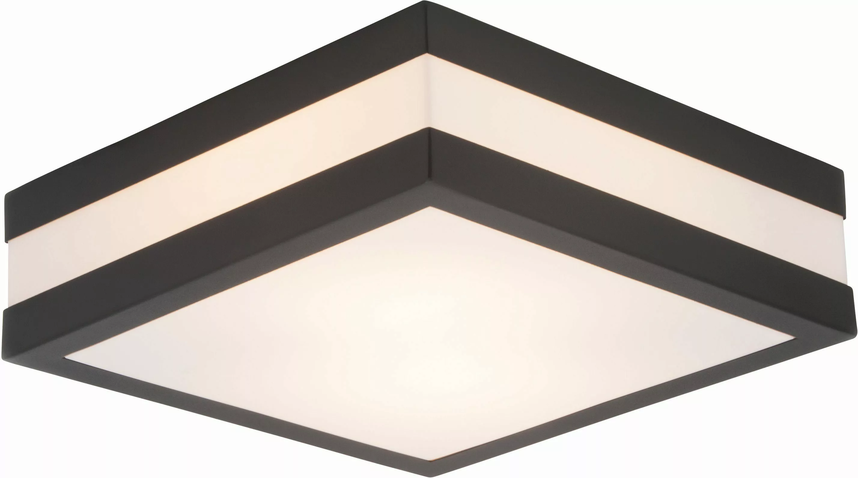 Brilliant Außen-Wandlampe Matteo Anthrazit Weiß günstig online kaufen