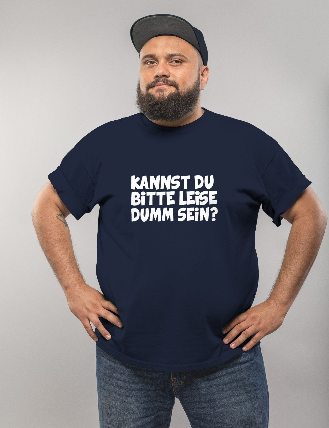 MoonWorks Print-Shirt Herren T-Shirt Sarkasmus Spruch günstig online kaufen