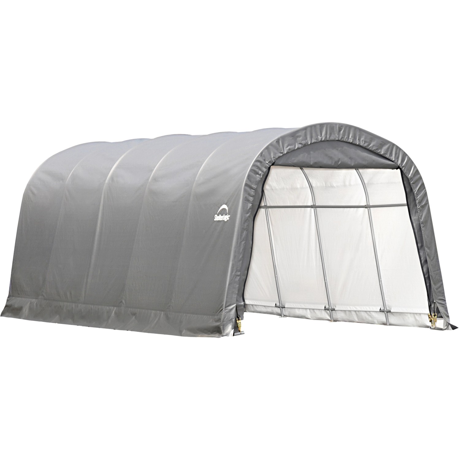 ShelterLogic Zeltgarage 610 cm x 370 cm x 240 cm Grau günstig online kaufen