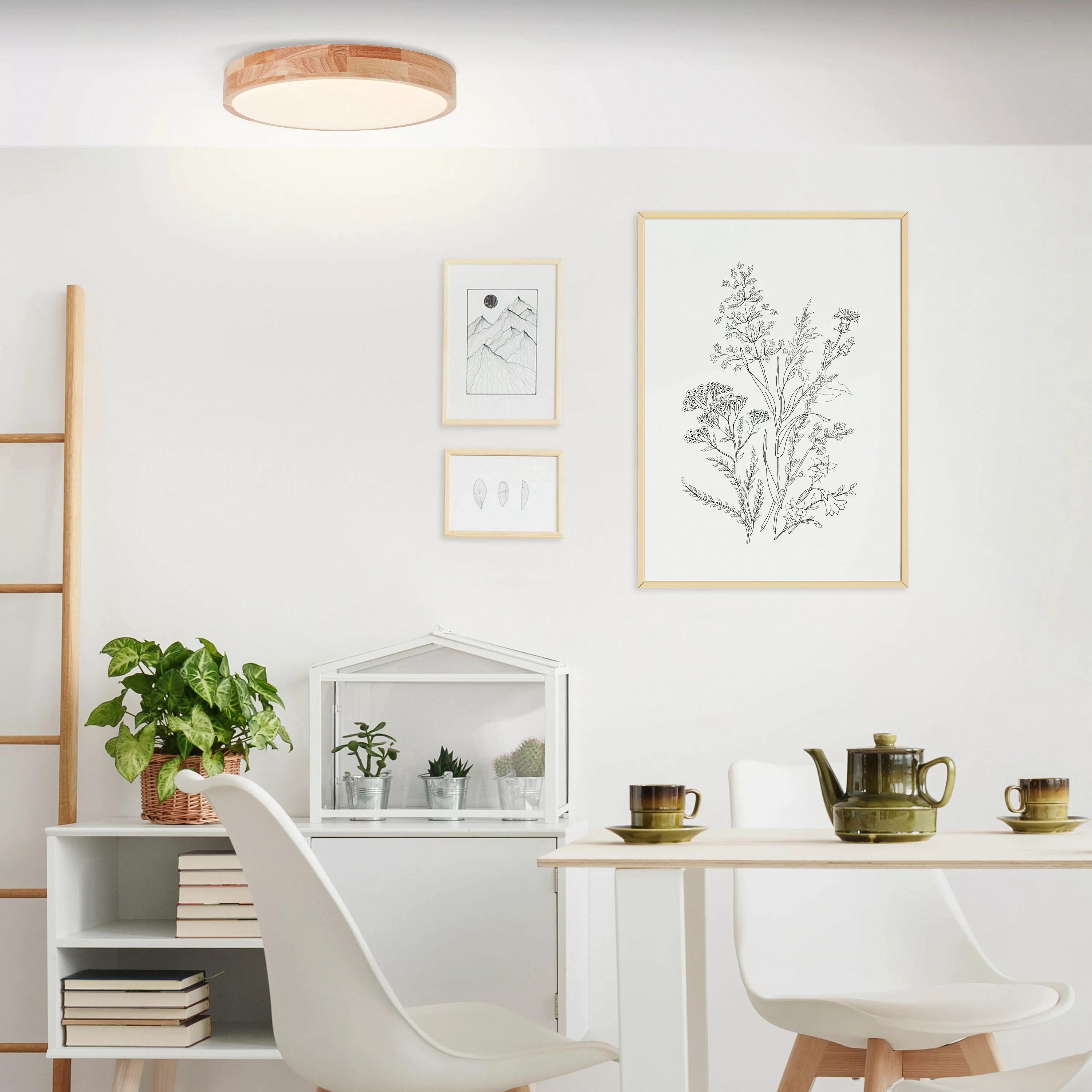 Brilliant Deckenleuchte »Slimline«, 1 flammig, LED Wand- und Deckenlampe 39 günstig online kaufen