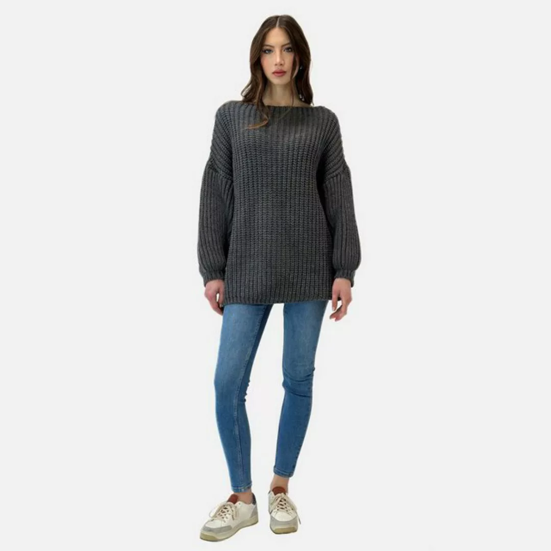 Elara Strickpullover Elara Damen Strickpullover Casual (1-tlg) günstig online kaufen