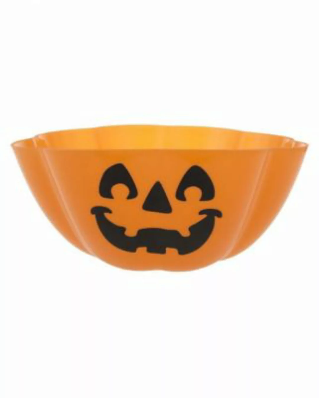 Halloween Süßigkeiten Schale mit Kürbisgesicht dein Buffet Partydeko orange günstig online kaufen