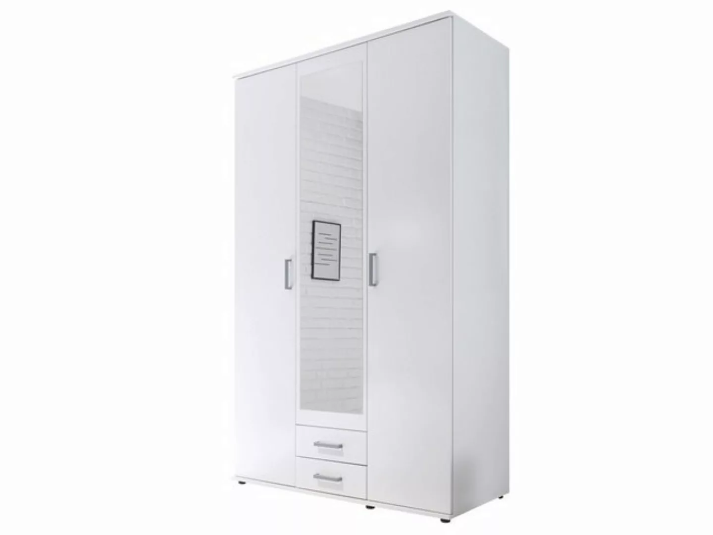 Pol-Power Kleiderschrank 120 x 197 x 53 cm (B/H/T) günstig online kaufen