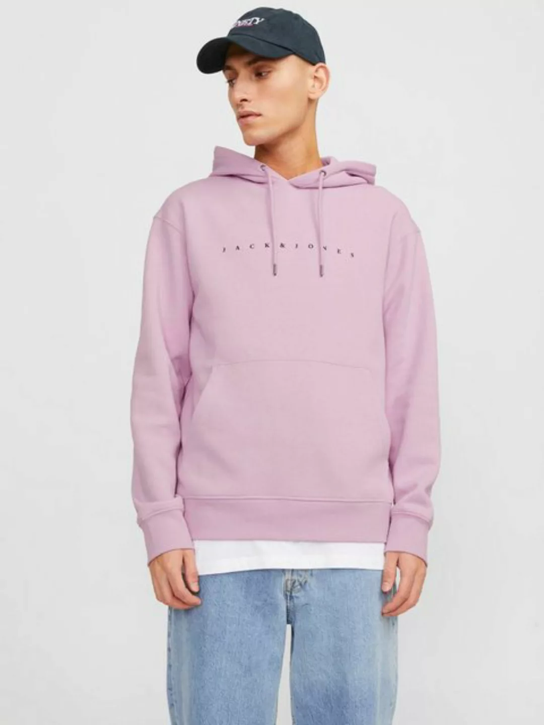 Jack & Jones Kapuzensweatshirt JJESTAR JJ SWEAT HOOD NOOS mit Logo Print im günstig online kaufen