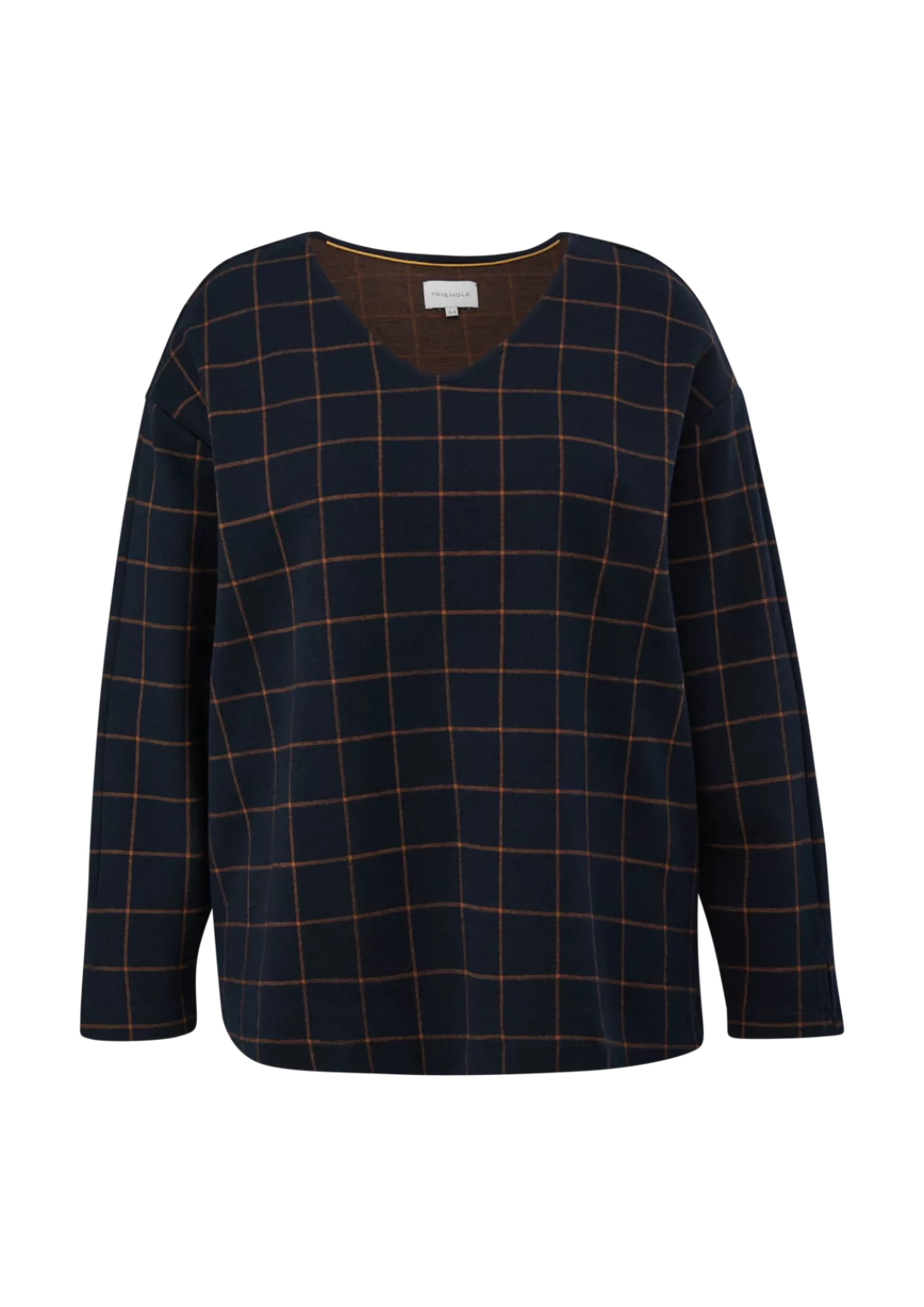 TRIANGLE Sweatshirt mit Karomuster günstig online kaufen