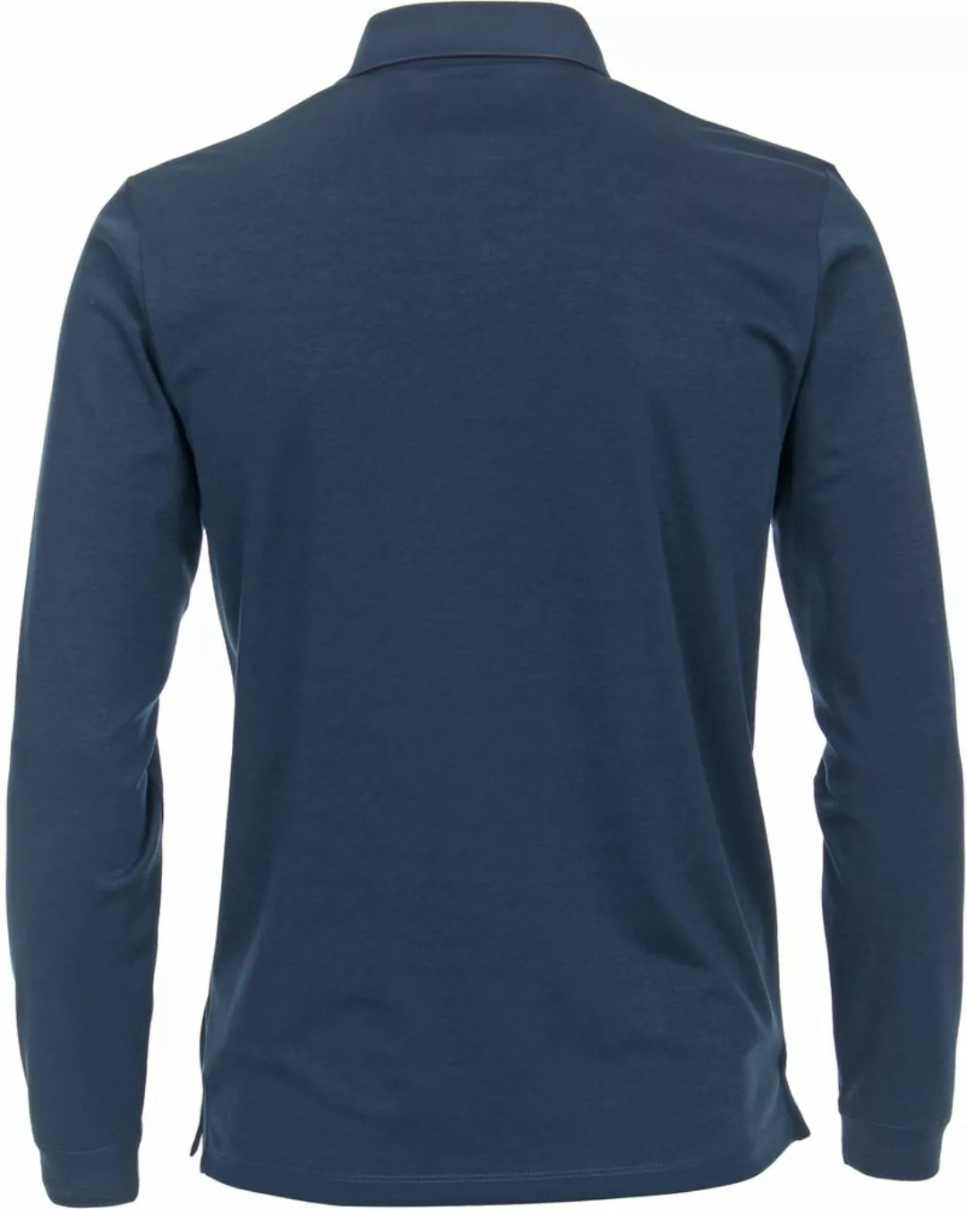 Casa Moda Long Sleeve Poloshirt Navy - Größe L günstig online kaufen