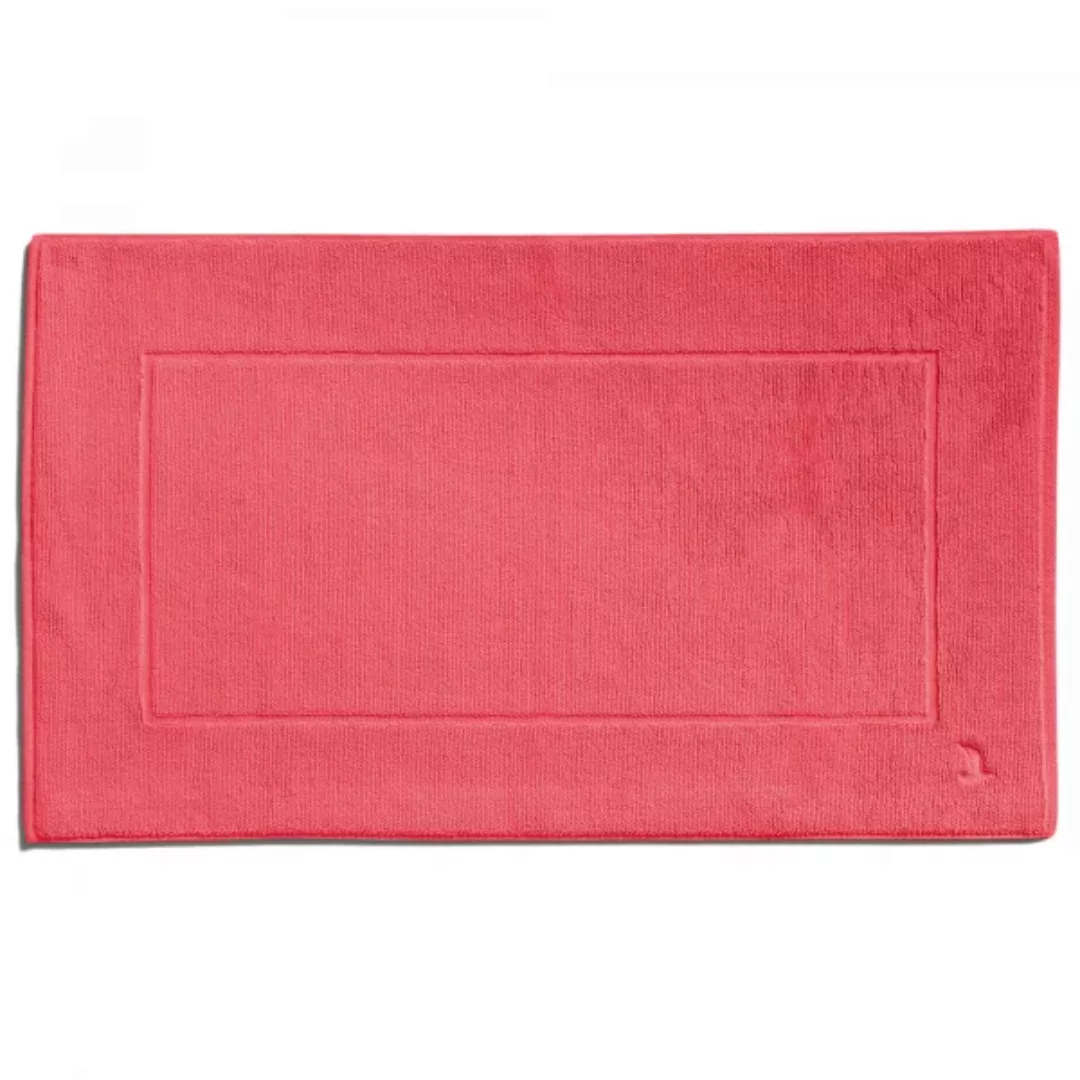 Möve Badematten Superwuschel - Farbe: coral - 262 - 60x60 cm günstig online kaufen