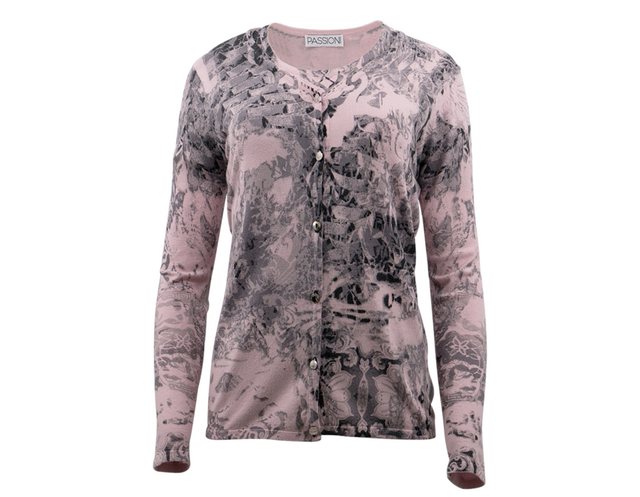 Passioni 2-in-1-Pullover Twinset mit verspieltem Allover-Print günstig online kaufen