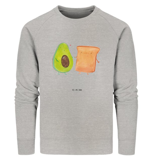 Mr. & Mrs. Panda Longpullover Größe XXL Avocado Toast - Heather Grey - Gesc günstig online kaufen