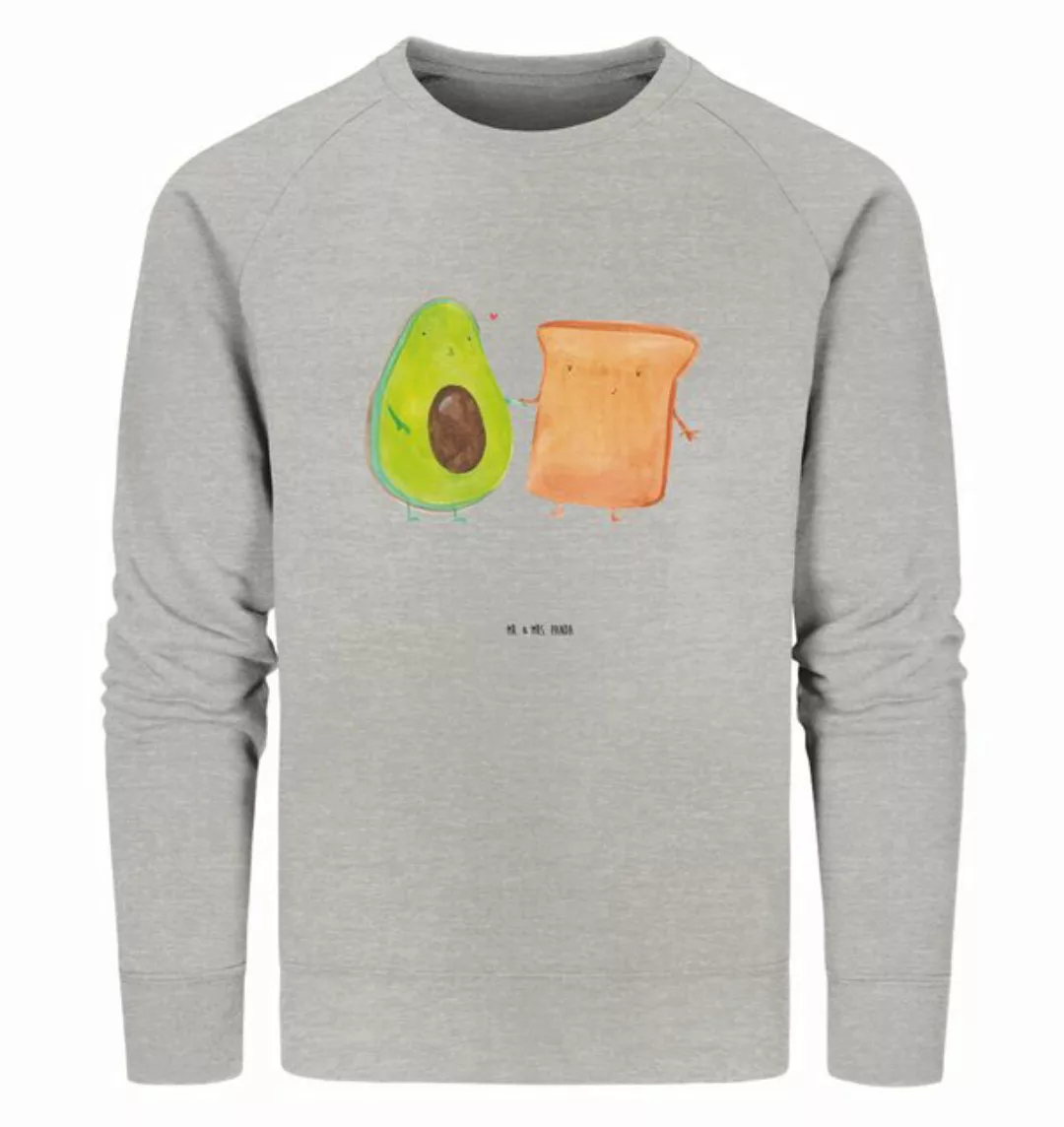 Mr. & Mrs. Panda Longpullover Größe XXL Avocado Toast - Heather Grey - Gesc günstig online kaufen