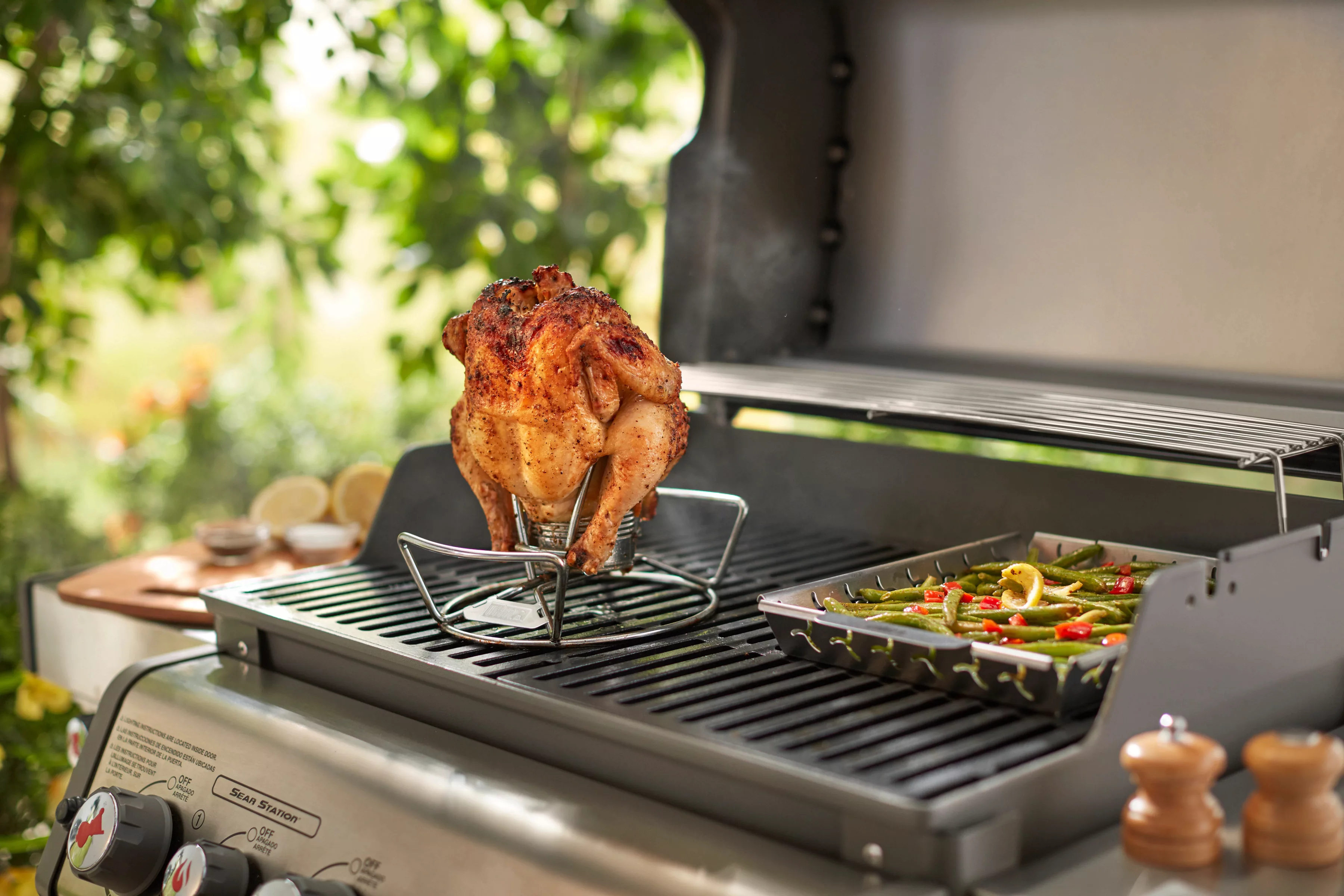 Weber Grillguthalter "Geflügelhalter", Edelstahl, für Beer-Can-Chicken günstig online kaufen