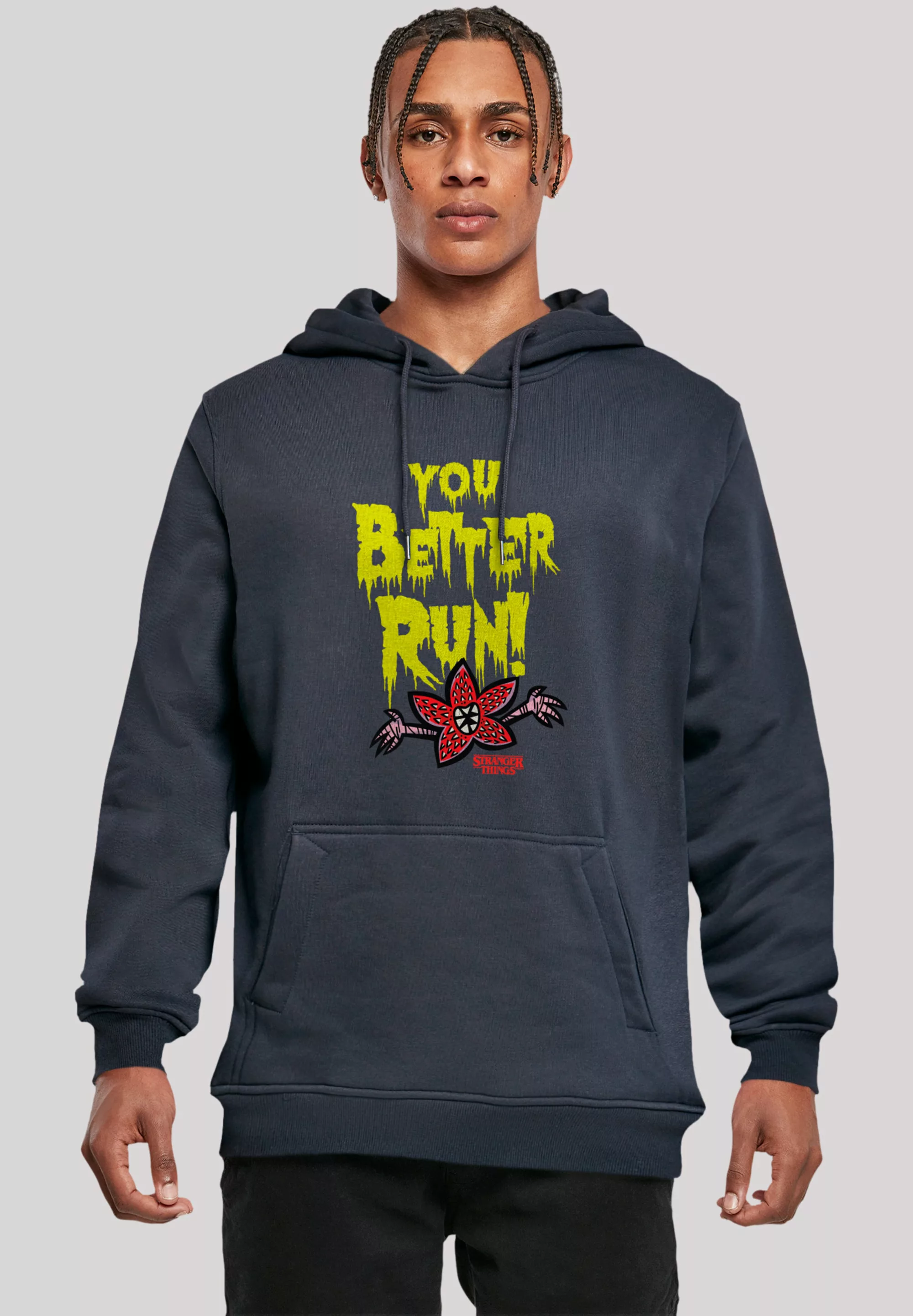 F4NT4STIC Kapuzenpullover "Stranger Things You Better Run Netflix TV Series günstig online kaufen