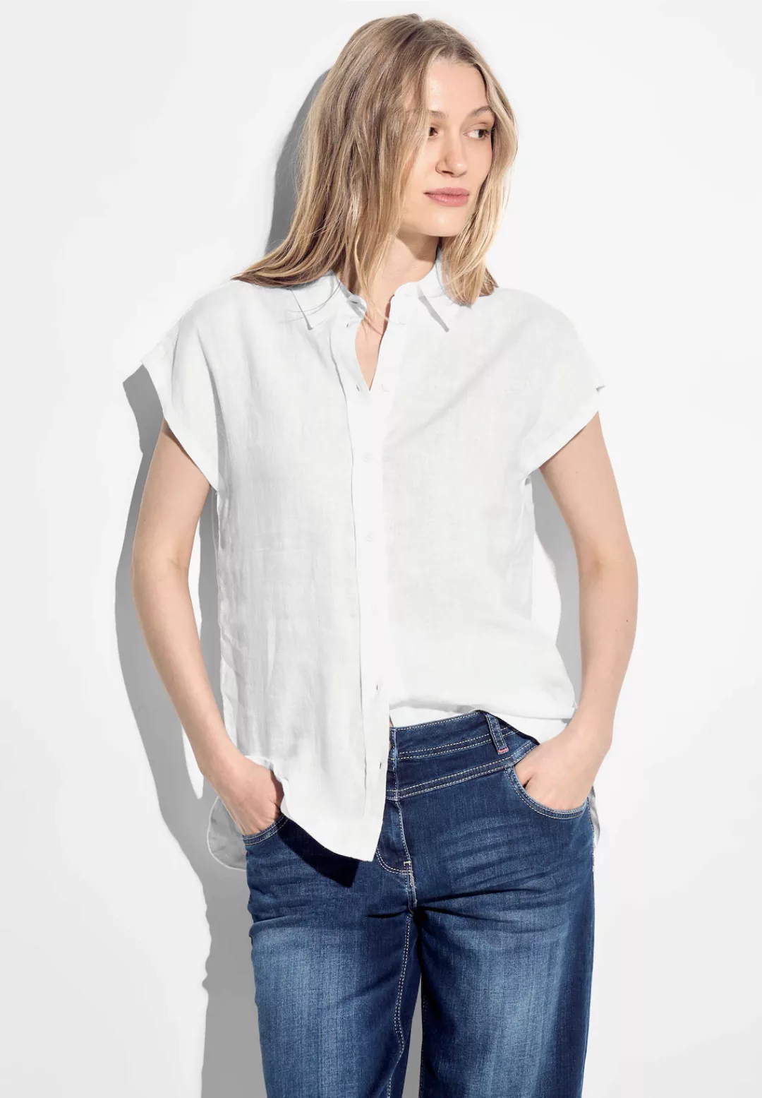 Cecil Hemdbluse mit überschnittenen Schultern günstig online kaufen